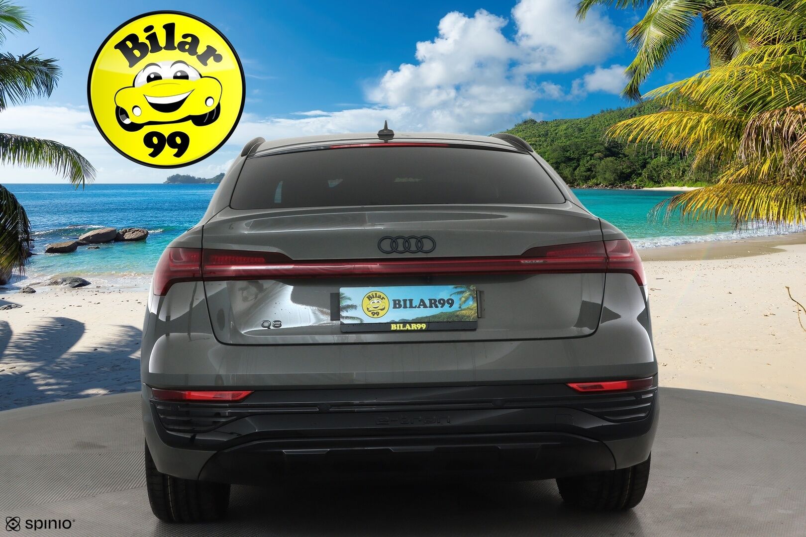 AUDI Q8 E-TRON 2024 50 Sportback **Adapt.vakkari / Bang&Olufsen / Muistipenkki / P.kamera / Digimittaristo / Puolinahat / Ilma-alusta** - 3,99 % KORKOTARJOUS TÄHÄN AUTOON 16.9. ASTI! - SoH 95,6% / Juuri merkkiliikkeen huoltama / Sähköluukku / Kahdet renkaat aluvanteilla / Merkkihuollettu