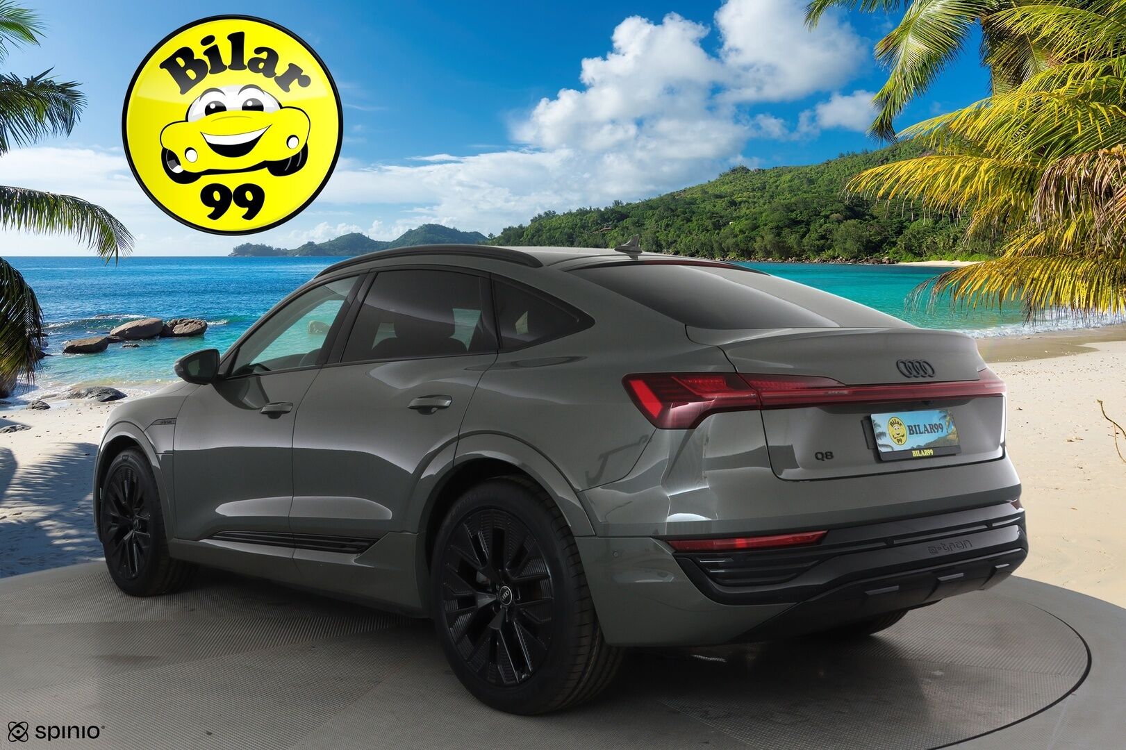 AUDI Q8 E-TRON 2024 50 Sportback **Adapt.vakkari / Bang&Olufsen / Muistipenkki / P.kamera / Digimittaristo / Puolinahat / Ilma-alusta** - 3,99 % KORKOTARJOUS TÄHÄN AUTOON - Akku kuntotarkastettu / Sähköluukku / Kahdet renkaat aluvanteilla / Merkkihuollettu