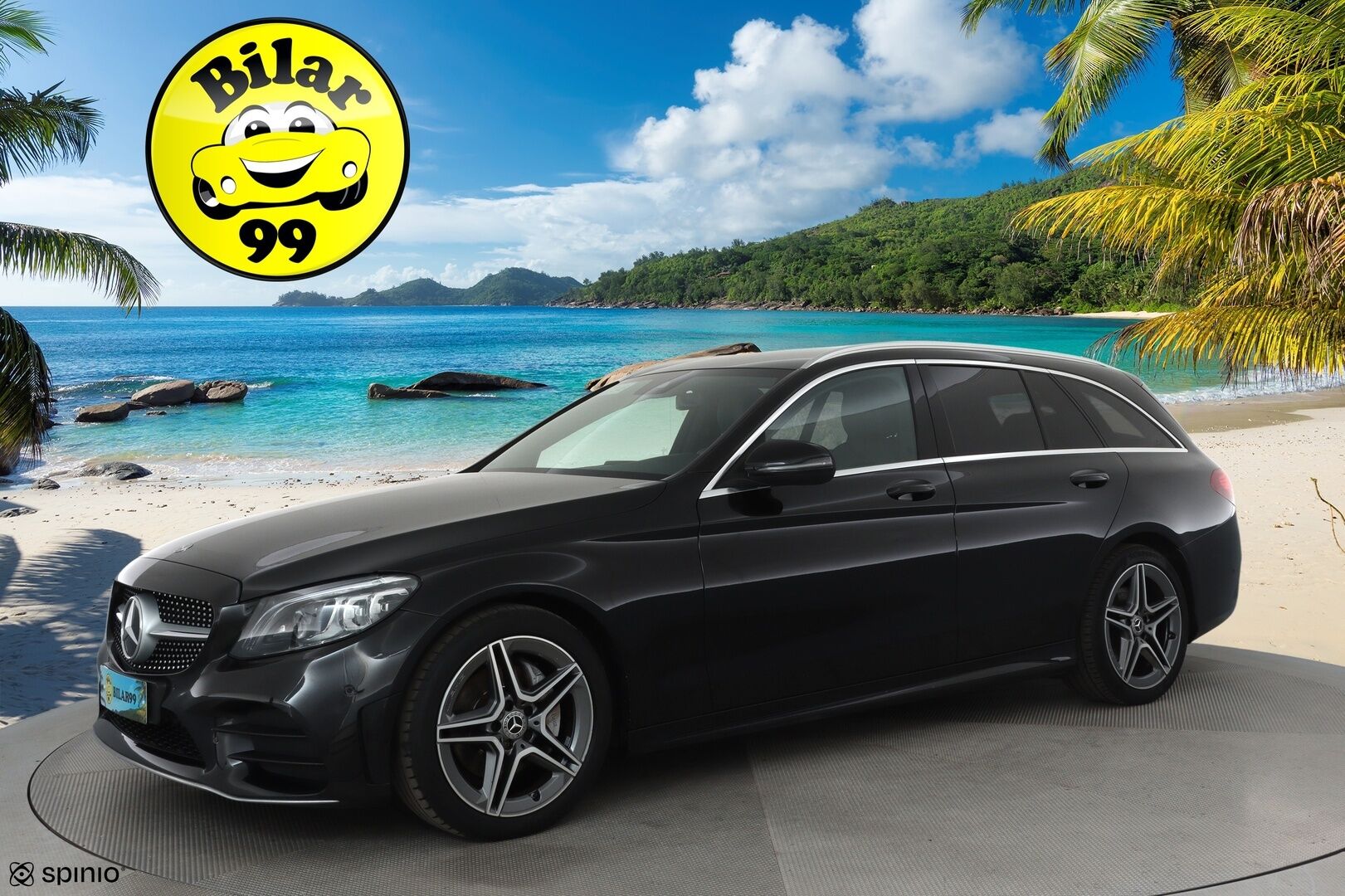MERCEDES-BENZ C 2019 220 d T A Business **Multibeam / P.Kamera / Koukku / Sporttinahat / Navi / Digimittaristo / Apple&Android** - Kahdet Renkaat