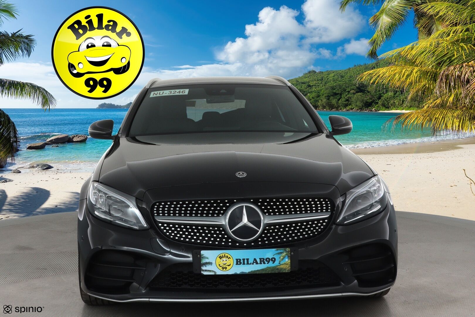 MERCEDES-BENZ C 2019 220 d T A Business **Multibeam / P.Kamera / Koukku / Sporttinahat / Navi / Digimittaristo / Apple&Android** - Kahdet Renkaat