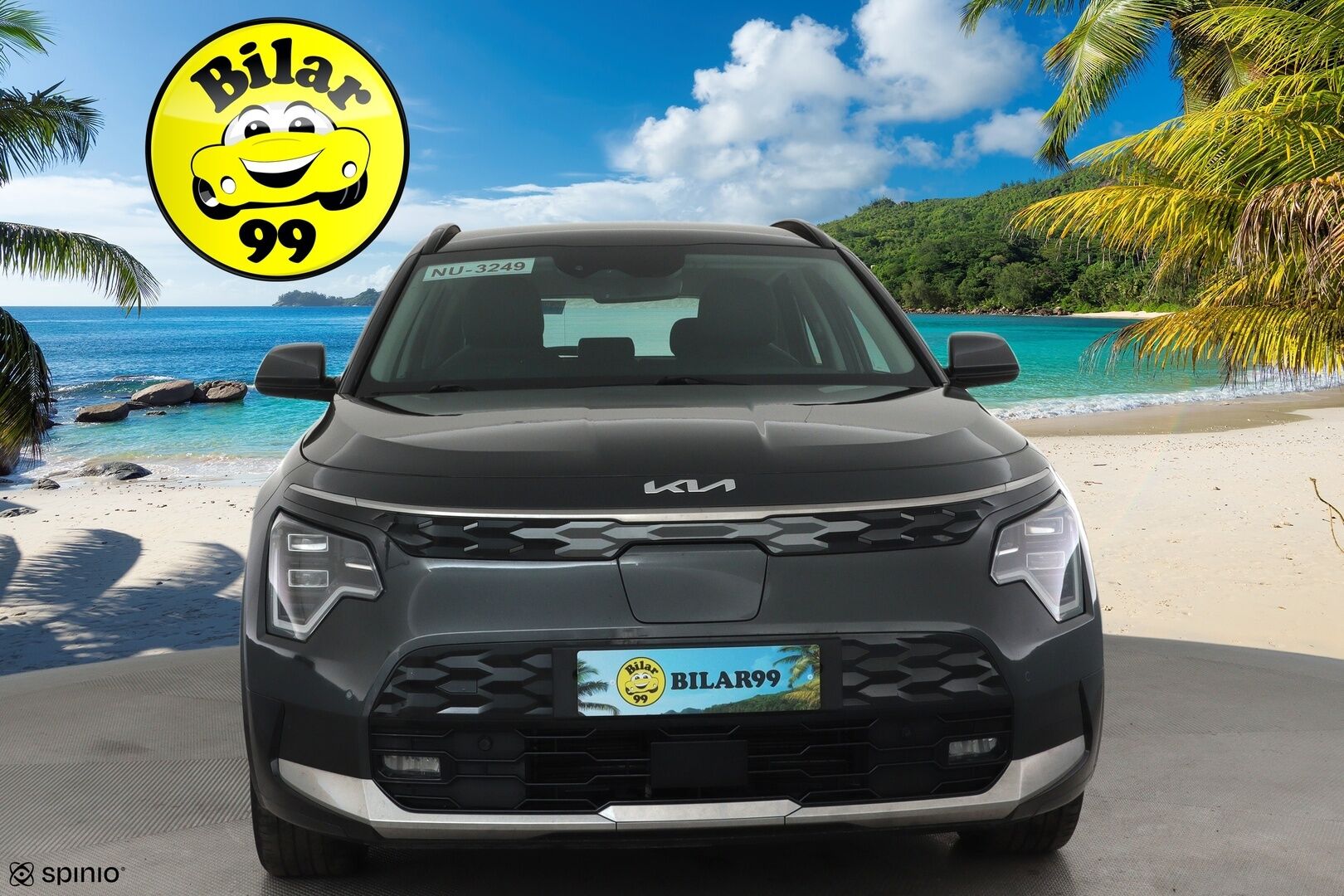 KIA NIRO 2023 64kWh 204hv Electric **Adapt.vakkari / P.kamera / Koukku / Digimittaristo / LED / Puolinahat / KeylessGo** - Akku kuntotarkastettu / Kahdet renkaat aluvanteilla / Merkkihuollettu / Ratinlämmitin