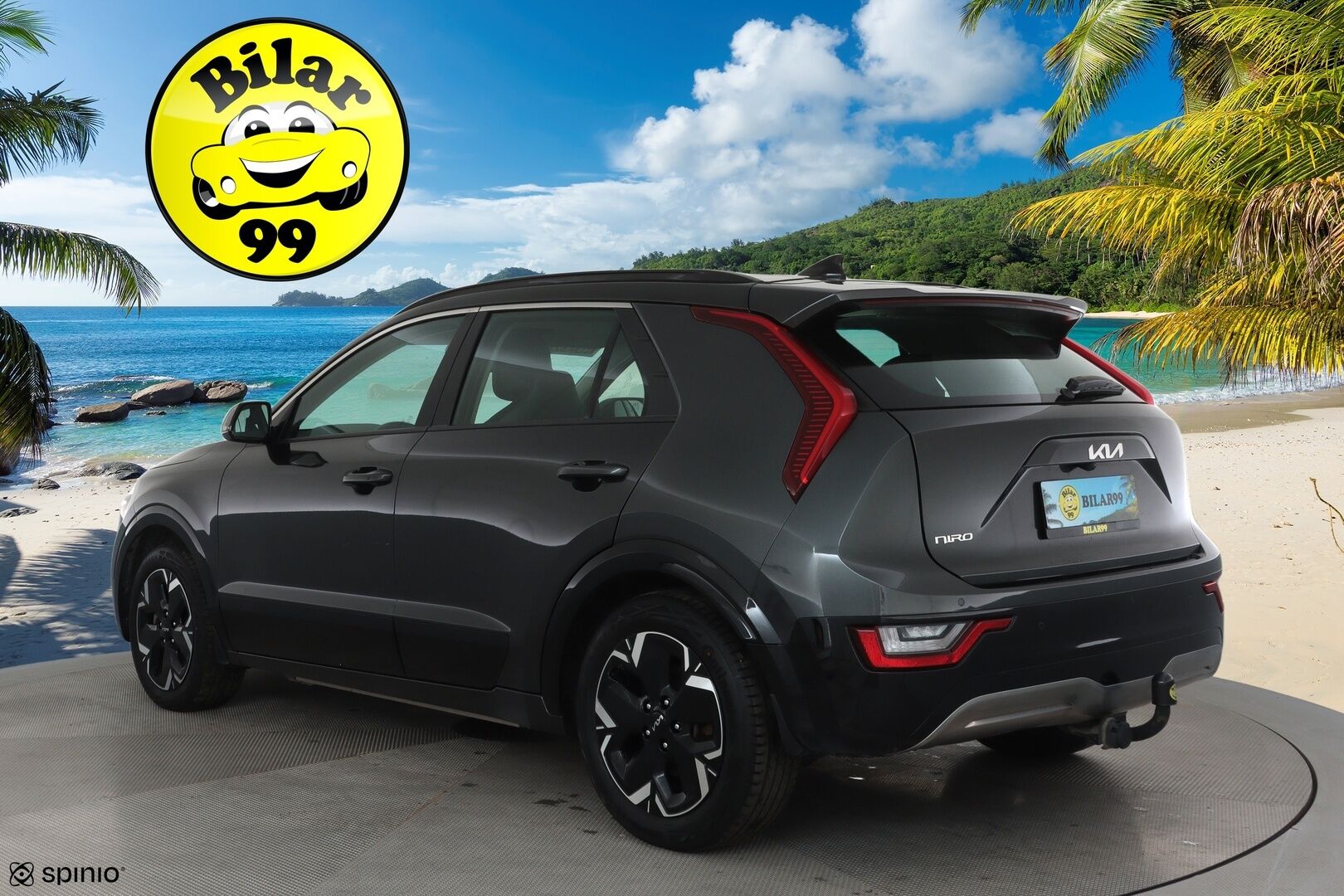 KIA NIRO 2023 64kWh 204hv Electric **Adapt.vakkari / P.kamera / Koukku / Digimittaristo / LED / Puolinahat / KeylessGo** - Akku kuntotarkastettu / Kahdet renkaat aluvanteilla / Merkkihuollettu / Ratinlämmitin