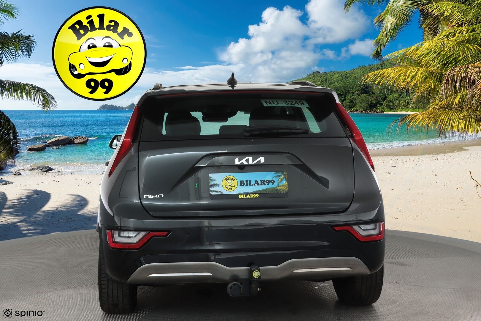 KIA NIRO 2023 64kWh 204hv Electric **Adapt.vakkari / P.kamera / Koukku / Digimittaristo / LED / Puolinahat / KeylessGo** - Akku kuntotarkastettu / Kahdet renkaat aluvanteilla / Merkkihuollettu / Ratinlämmitin