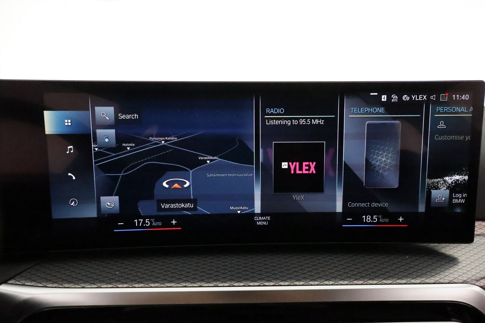 BMW I4 2022 eDrive40 M-Sport **Koukku / Adapt.Vakkari / HiFi / Laser-LED / 360° / Sporttipenkit / Widescreen / Navi / HUD** - 3,99 % KORKOTARJOUS TÄHÄN AUTOON - Akku kuntotarkastettu / 2x Latauskaapelit / Merkkihuollettu!