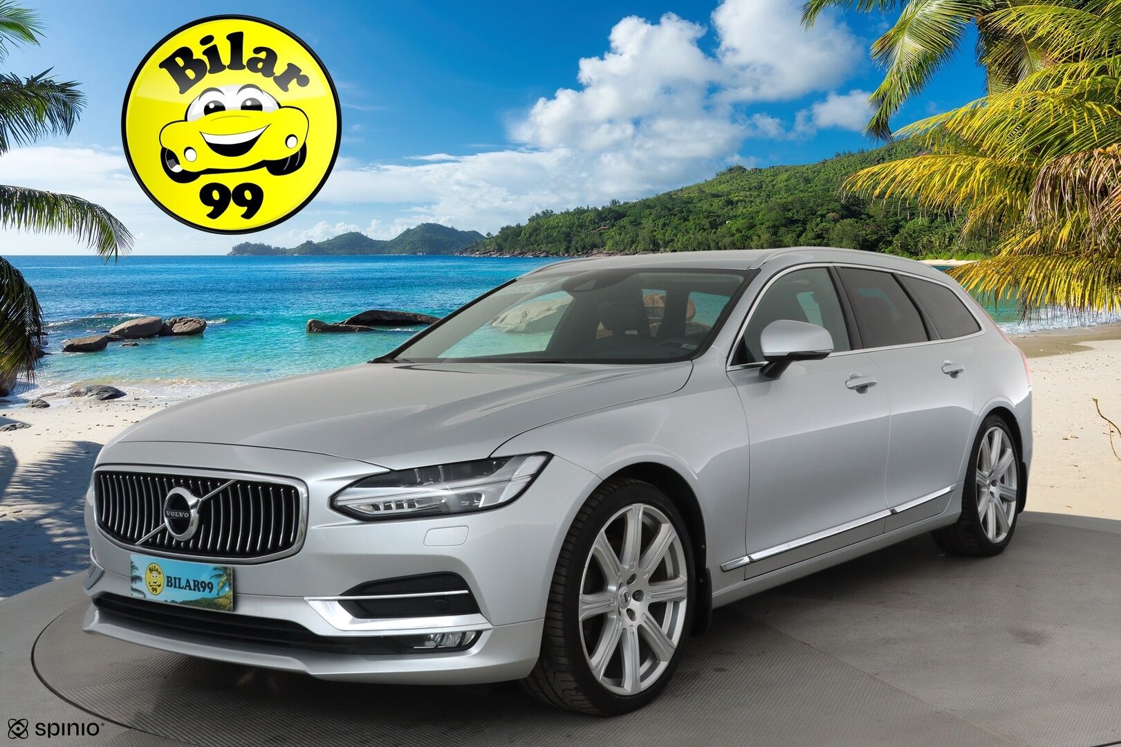 Volvo V90 2017 D4 AWD Inscription aut **Webasto / Koukku / Adapt.Vakkari / Full-LED / P.kamera / Sporttipenkki Muistilla / Navi** - 3,99 % KORKOTARJOUS TÄHÄN AUTOON - Kahdet Renkaat