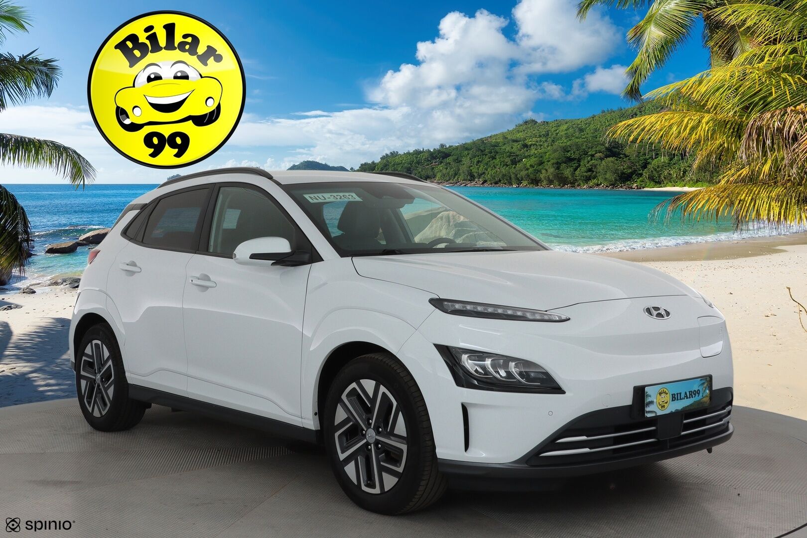 HYUNDAI KONA 2022 electric 64 kWh 204 hv Style *ACC / KRELL / HUD / ILP / Kamera / Digimittaristo / Sähköpenkit / LED* - Juuri huollettu / Säännöllinen huoltohistoria / Hieno kokonaisuus