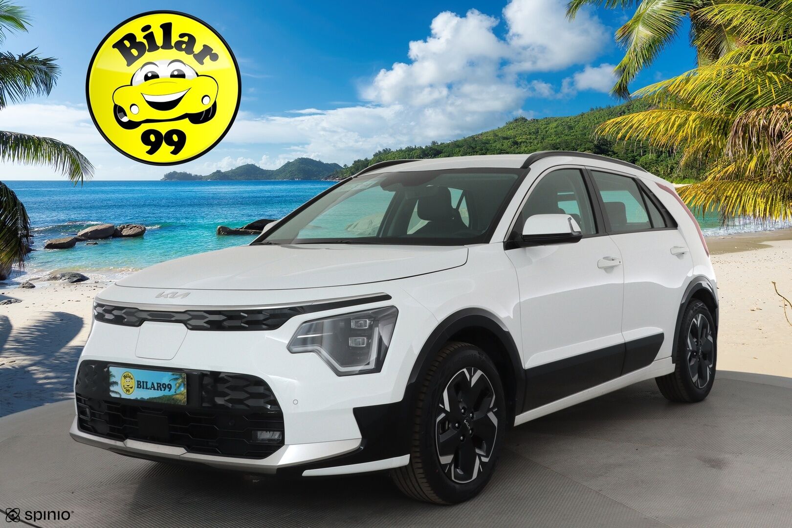 KIA NIRO 2023 EX 64,8 kWh 204 hv - Akku kuntotarkastettu / Lämpöpumppu / Adapt.Vakkari / Peruutuskamera / Adapt.LED / Puolinahkasisusta / KeylessGo / Digimittari / Tulossa Tampereelle!
