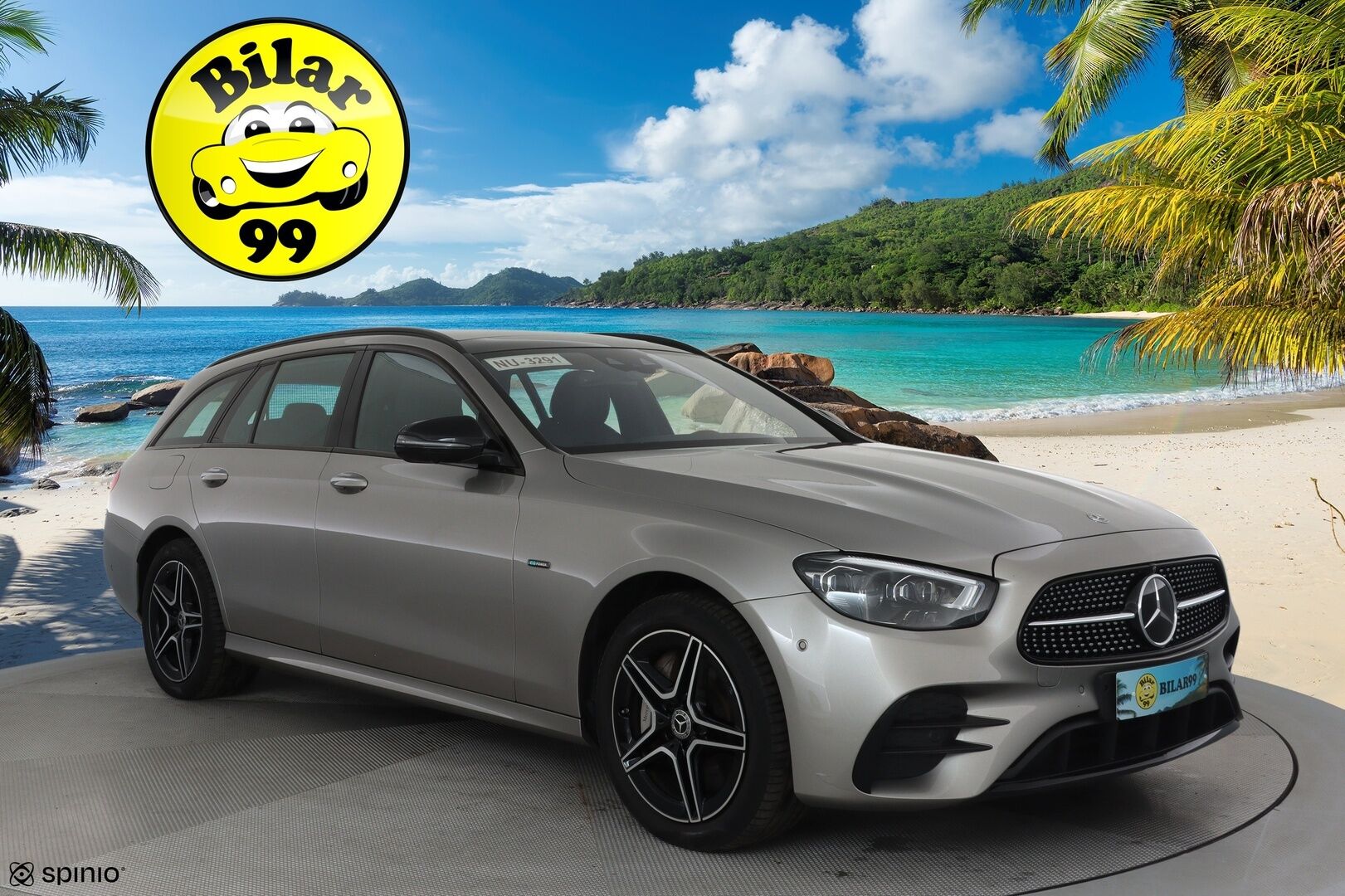 MERCEDES-BENZ E 2021 300 de Edition 4MATIC T AMG **Distronic+ / Burmester / Multibeam / 360° /  Sporttipenkit Muistilla / Widescreen / HUD** - 3,99 % KORKOTARJOUS TÄHÄN AUTOON 31.8. ASTI! - Kahdet Renkaat / Panorama / **HUIPPU KAMOILLA**