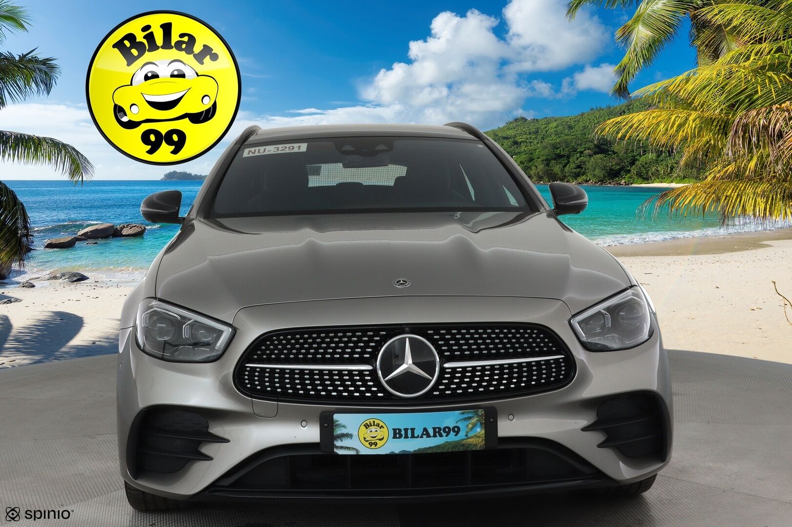 MERCEDES-BENZ E 2021 300 de Edition 4MATIC T AMG **Distronic+ / Burmester / Multibeam / 360° /  Sporttipenkit Muistilla / Widescreen / HUD** - 3,99 % KORKOTARJOUS TÄHÄN AUTOON 31.8. ASTI! - Kahdet Renkaat / Panorama / **HUIPPU KAMOILLA**