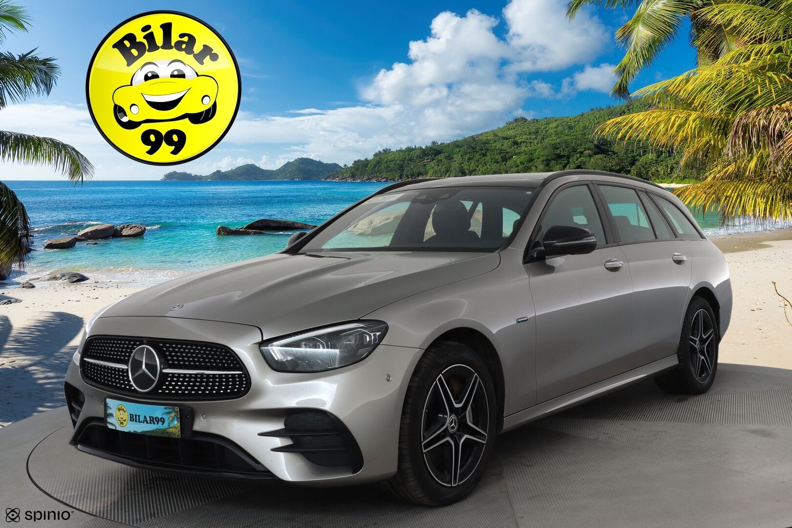 MERCEDES-BENZ E 2021 300 de Edition 4MATIC T AMG **Distronic+ / Burmester / Multibeam / 360° /  Sporttipenkit Muistilla / Widescreen / HUD** - 3,99 % KORKOTARJOUS TÄHÄN AUTOON 31.8. ASTI! - Kahdet Renkaat / Panorama / **HUIPPU KAMOILLA**