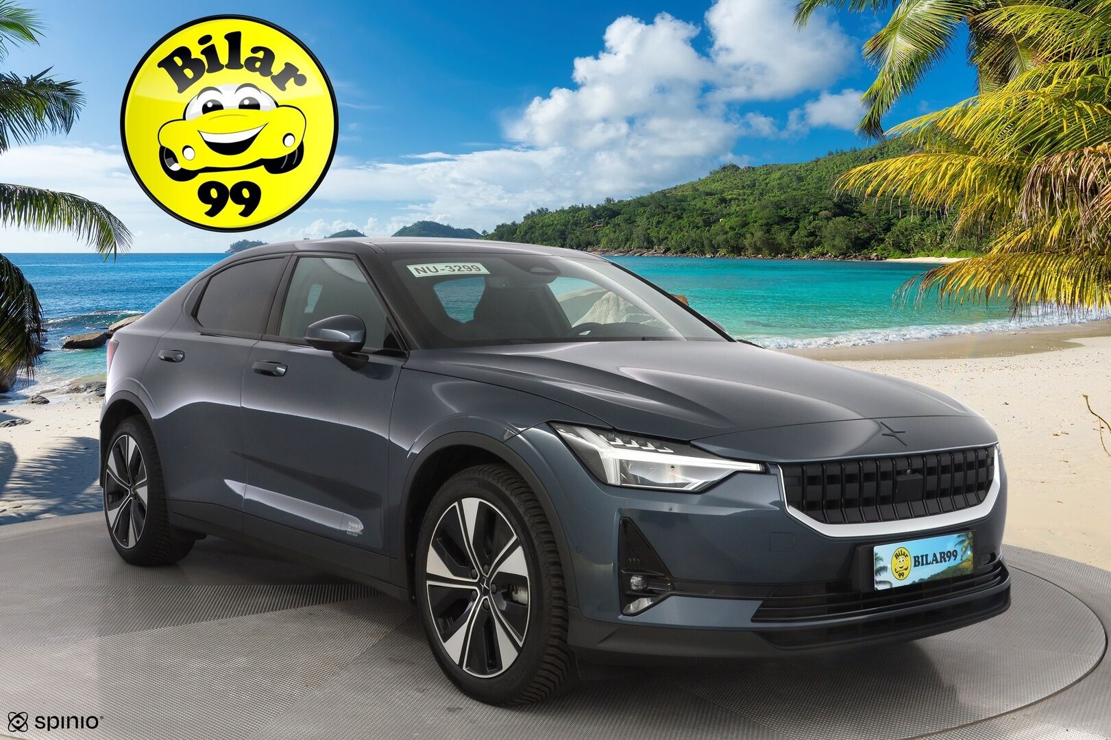 POLESTAR 2 2023 Long Range Dual Motor *Lasikatto / LED-valot / ACC / H&K / Sporttipenkki Muistilla / 360° Kamera** - KATSO HINTA! / Juuri huollettu! / Puhdas CarVertical / Lämpöpumpullinen / ALV