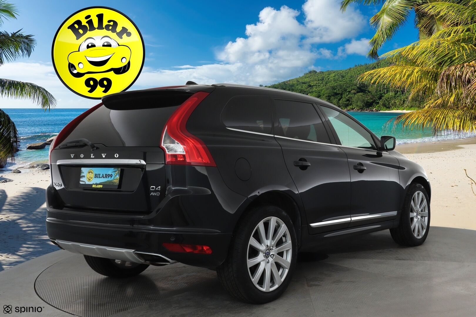 Volvo XC60 2015 D4 AWD Summum aut. **Vakkari / Webasto / Panorama / Muistipenkki / Mustat nahat** - Merkkihuollettu / Kahdet renkaat aluvanteilla / Penkinlämmittimet takana / Ratinlämmitin / Digimittaristo / KeylessGo / Navi