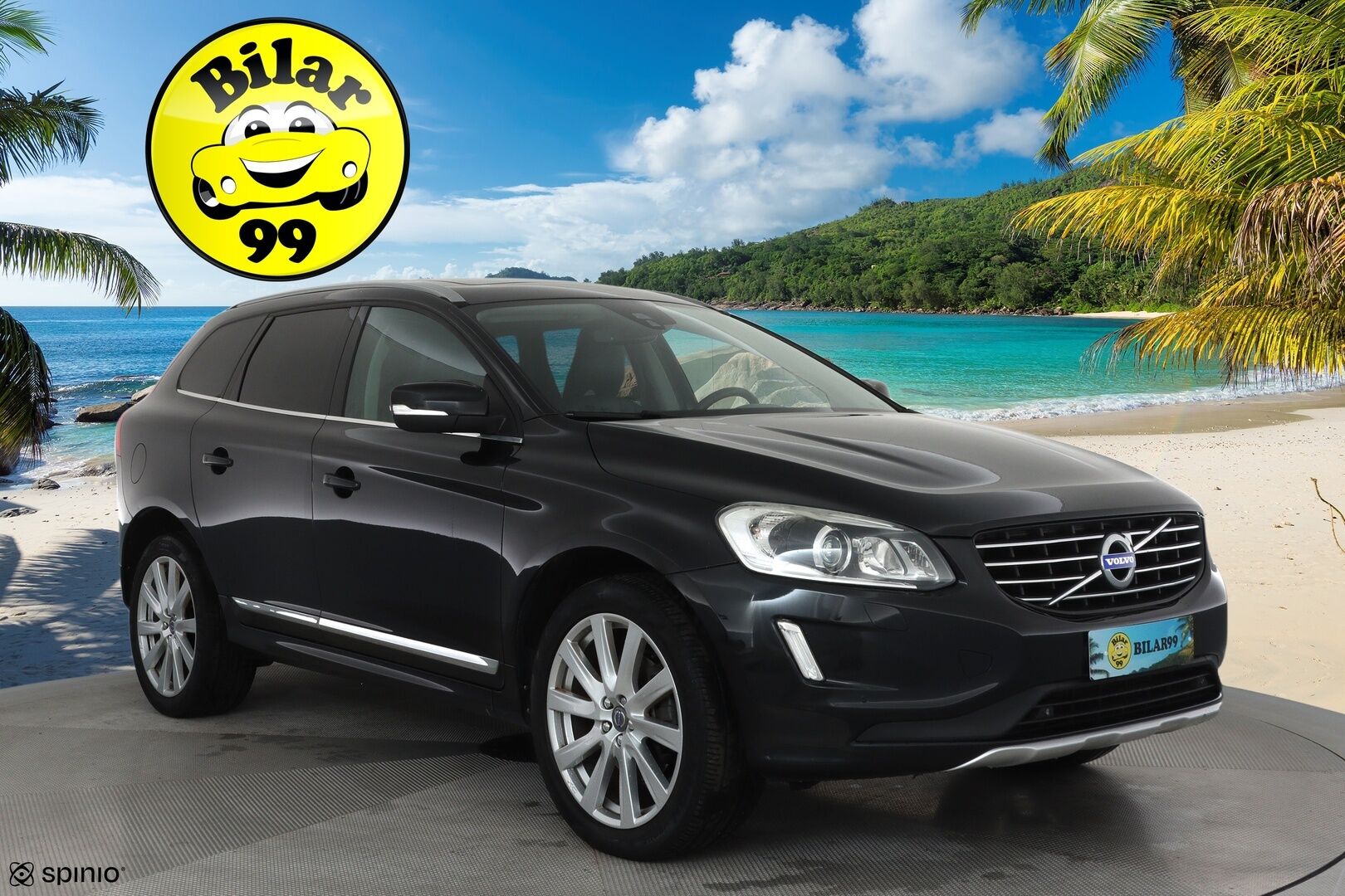 Volvo XC60 2015 D4 AWD Summum aut. **Vakkari / Webasto / Panorama / Muistipenkki / Mustat nahat** - Merkkihuollettu / Kahdet renkaat aluvanteilla / Penkinlämmittimet takana / Ratinlämmitin / Digimittaristo / KeylessGo / Navi