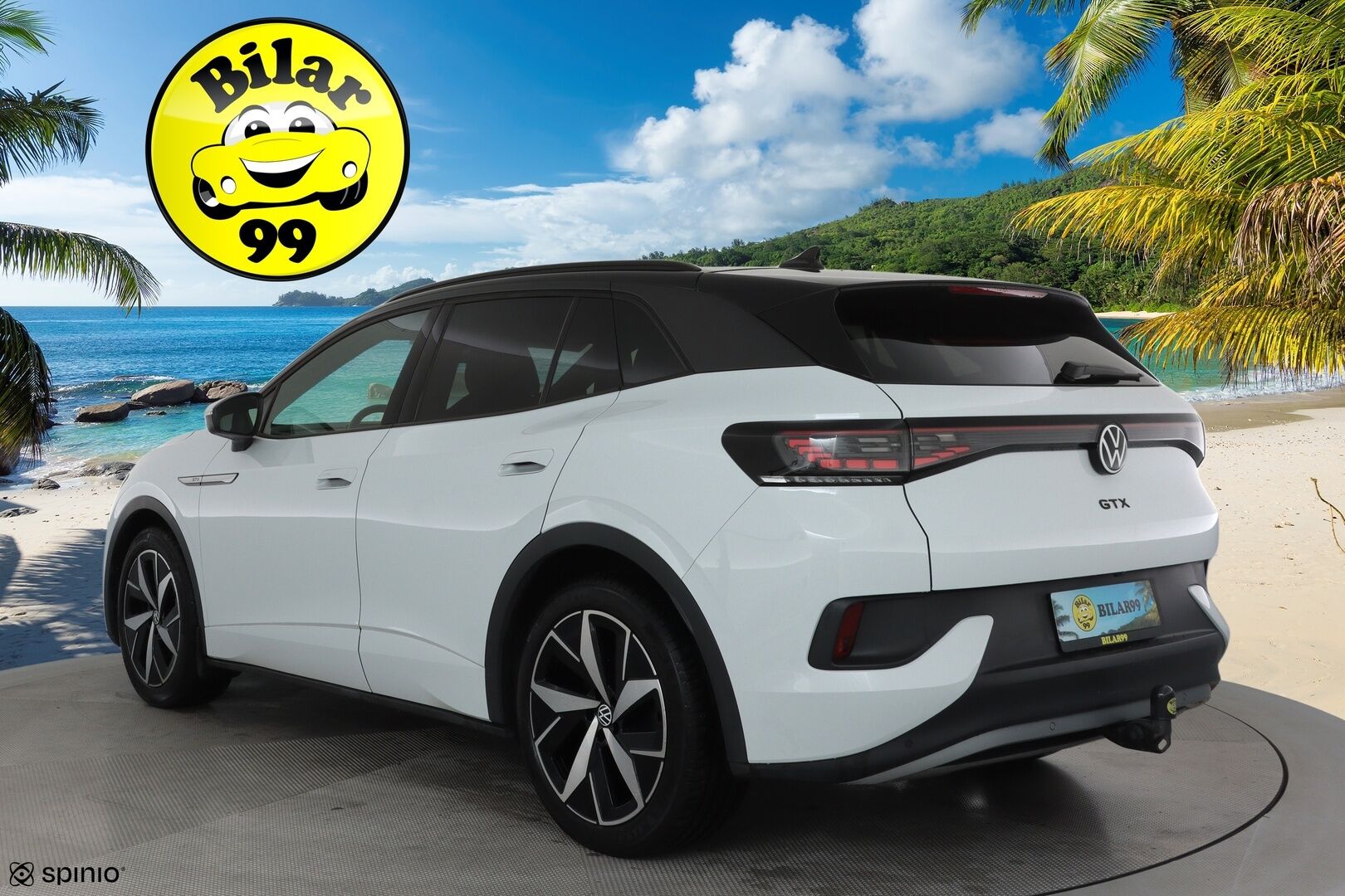 VOLKSWAGEN ID.4 2022 GTX Dual Motor AWD, akku 77 kWh - Lämpöpumppu / Vetokoukku / Adapt.Vakkari / 360-Kamera / iQ Matrix LED / Puolinahkasisusta / Ratinlämmitys / Varusteltu!