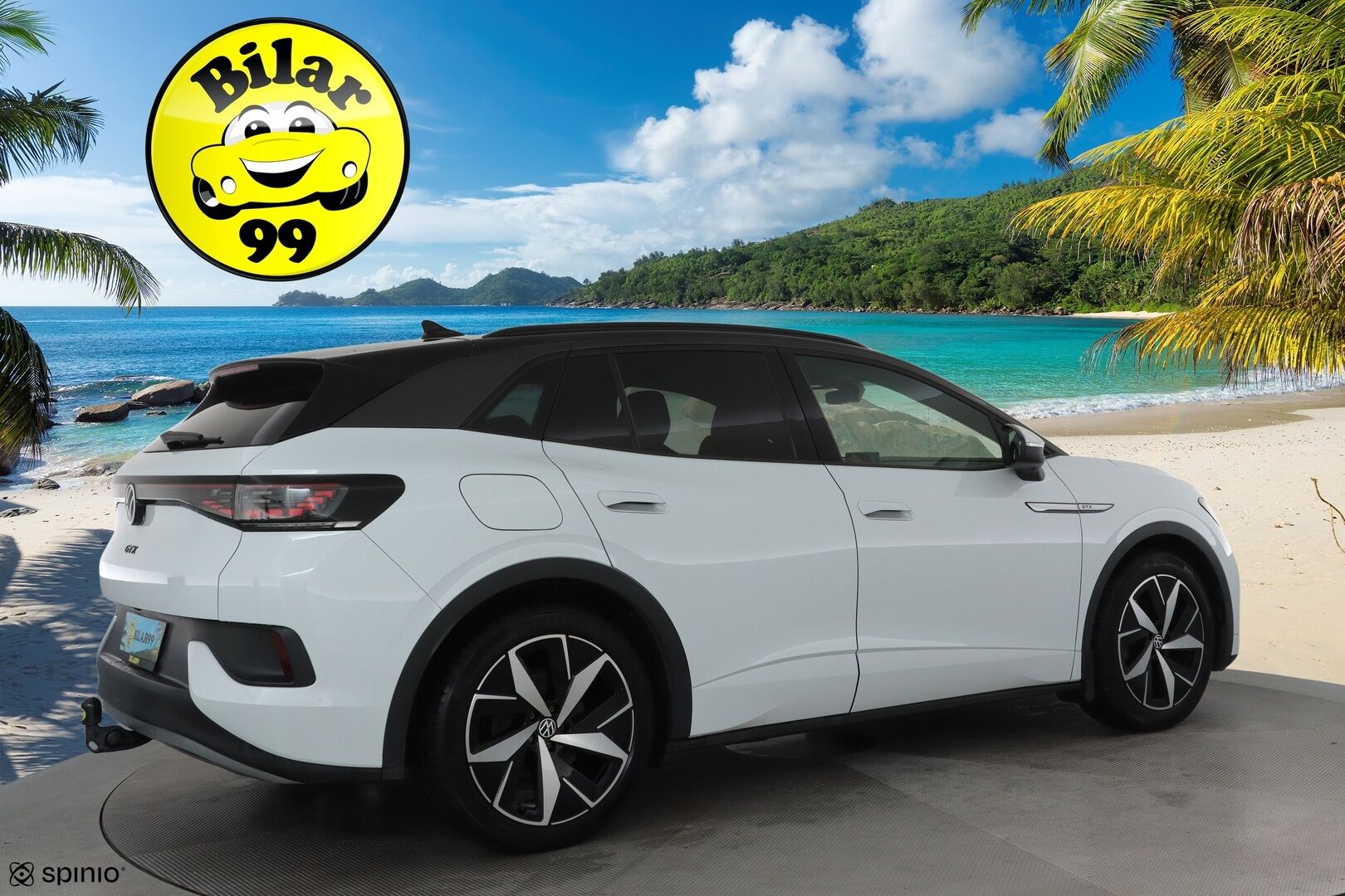 VOLKSWAGEN ID.4 2022 GTX Dual Motor AWD, akku 77 kWh - Lämpöpumppu / Vetokoukku / Adapt.Vakkari / 360-Kamera / iQ Matrix LED / Puolinahkasisusta / Ratinlämmitys / Varusteltu!