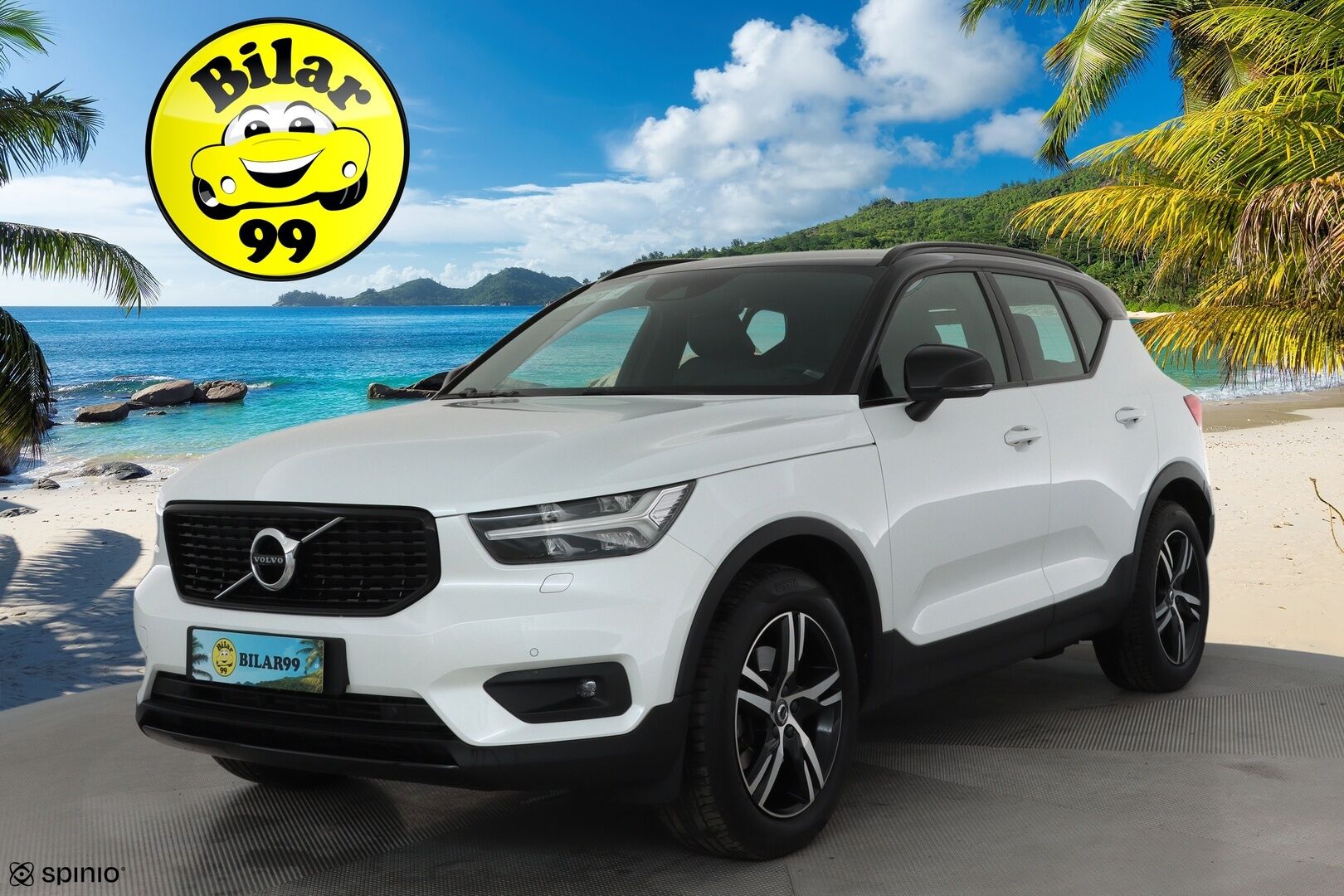 Volvo XC40 2019 D4 AWD Geartronic R-Design **Adapt.vakkari / P.kamera / Full LED / Koukku / Navi / Muistipenkki** - Webasto / Sähköpenkit / Mustat nahat / Digimittaristo / BLIS / Merkkihuollettu
