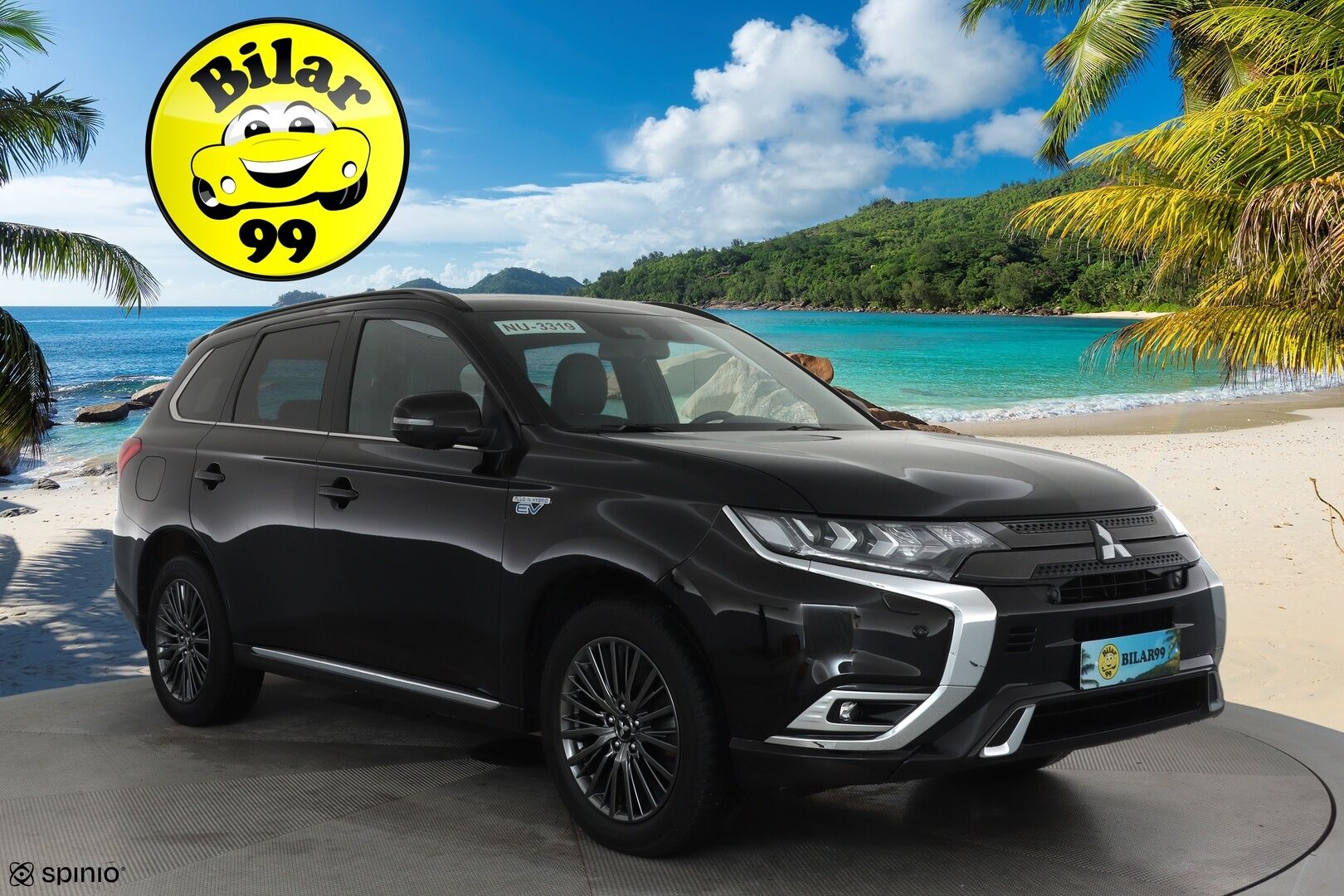 MITSUBISHI OUTLANDER PHEV 2020 S-Edition 4WD 5P **Adapt.vakkari / P.kamera / Kattoluukku / Sähköpenkki / Timanttinahat / LED / Navi** - Kahdet renkaat aluvanteilla / Ratin lämmitin / Tuulilasin lämmitin / KeylessGo