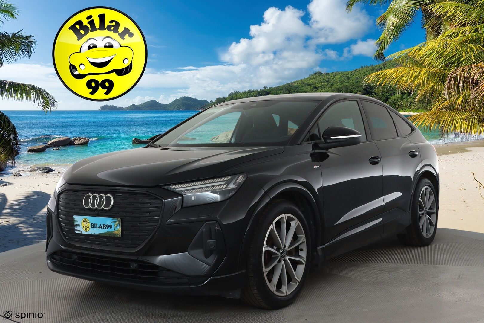 AUDI Q4 E-TRON 2022 50 e-tron quattro Sportback S-Line **Adapt.vakkari / SONOS / HUD / Muistipenkki / P.kamera / Matrix LED** - 3,99 % KORKOTARJOUS TÄHÄN AUTOON 31.8. ASTI! - KeylessGo / Sportti sähköpenkit / Digimittaristo / Navi / Puolinahat / Lämpöpumppu / Ratin lämmitin 