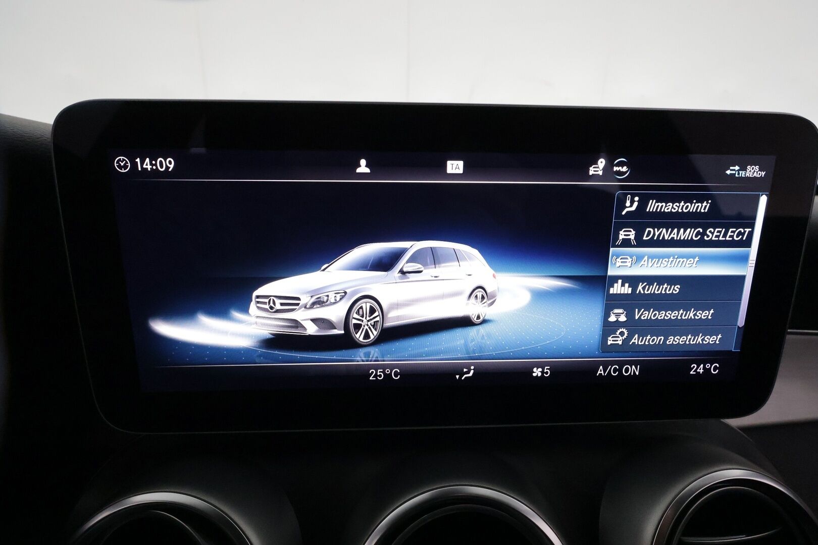 MERCEDES-BENZ C 2019 220 d 4Matic T A Business AMG **Multibeam / Webasto / Vakkari / Koukku / Peruutuskamera / Navigointi / Sporttipenkit** - Kahdet Renkaat