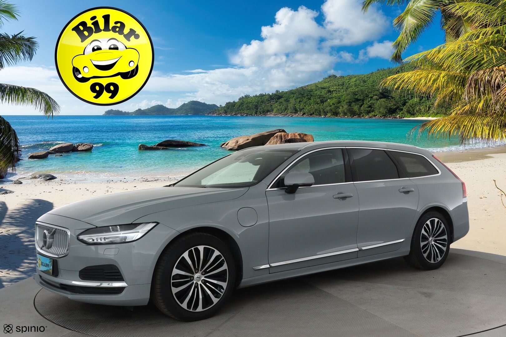 Volvo V90 2024 T6 Long Range AWD Core **Adapt.vakkari / BLIS / Koukku / P.kamera / Full LED / Facelift** - 3,99 % KORKOTARJOUS TÄHÄN AUTOON 31.8. ASTI! - Merkkihuollettu / Penkinlämmittimet takana / Ratinlämmitin / Navi / Mustat nahat 