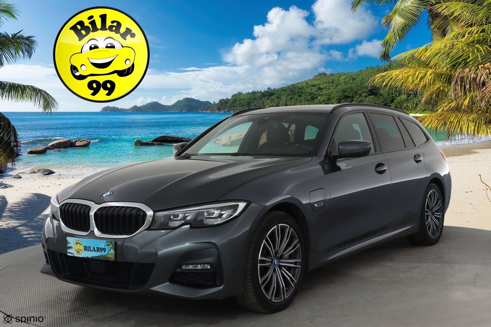 BMW 330 2022 G21 Touring 330e xDrive A M Sport **Adapt.vakkari / P.kamera / Sporttipenkit / LED / Navi** - Kahdet renkaat aluvanteilla / Merkkihuollettu / Nahka-Alcantara / Ratin lämmitin - HULLU BLACKWEEK KORKOTARJOUS 2,49%