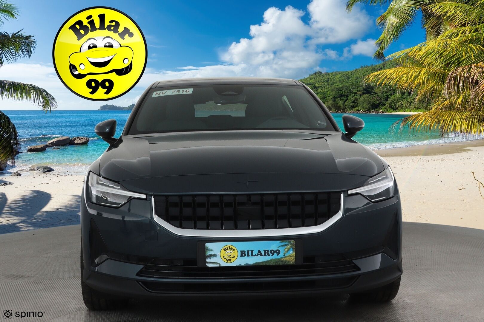 POLESTAR 2 2023 Long Range Single Motor 78kWh **Harman/Kardon / Lasikatto / Lämpöpumppu / Koukku / LED-valot / P.Kamera / Sporttipenkki Muistilla** - 2x Latauskaapelit / Kahdet Renkaat / Merkkihuollettu!