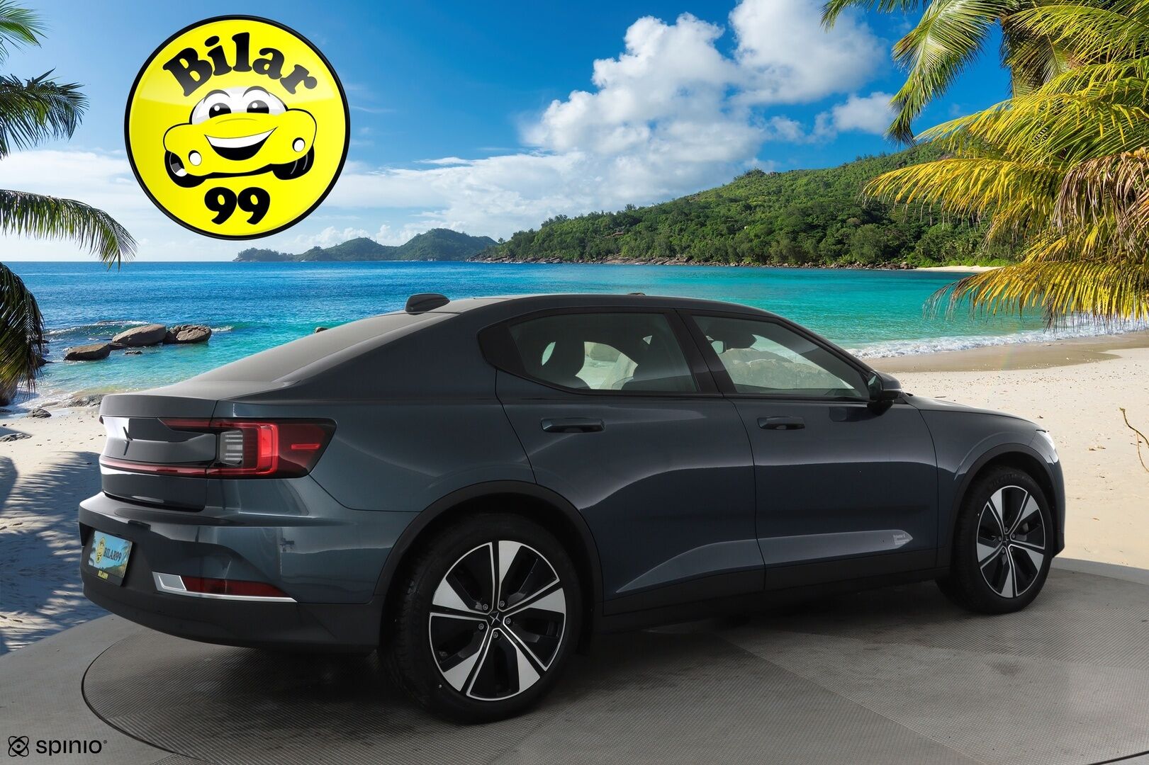 POLESTAR 2 2023 Long Range Single Motor 78kWh **Harman/Kardon / Lasikatto / Lämpöpumppu / Koukku / LED-valot / P.Kamera / Sporttipenkki Muistilla** - 2x Latauskaapelit / Kahdet Renkaat / Merkkihuollettu!