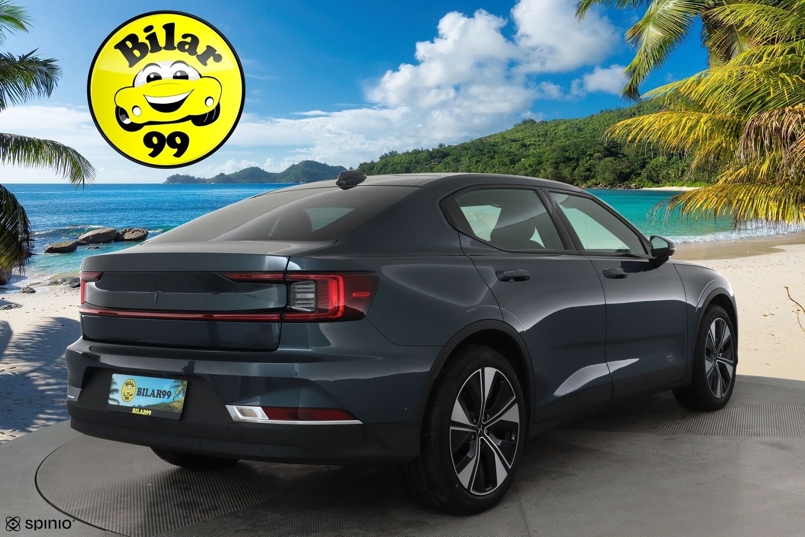 POLESTAR 2 2023 Long Range Single Motor 78kWh **Harman/Kardon / Lasikatto / Lämpöpumppu / Koukku / LED-valot / P.Kamera / Sporttipenkki Muistilla** - 2x Latauskaapelit / Kahdet Renkaat / Merkkihuollettu!