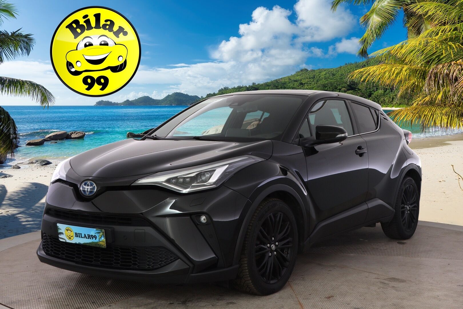 TOYOTA C-HR 2022 1,8 Hybrid Premium **ACC / JBL / P.kamera / Sähköpenkki / Navi / KeylessGo / Mustat nahat** - ALV / Kattavat varusteet