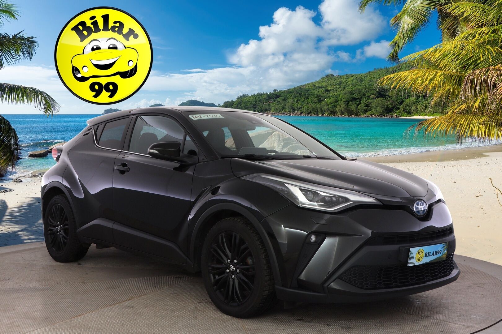 TOYOTA C-HR 2022 1,8 Hybrid Premium **ACC / JBL / P.kamera / Sähköpenkki / Navi / KeylessGo / Mustat nahat** - ALV / Kattavat varusteet
