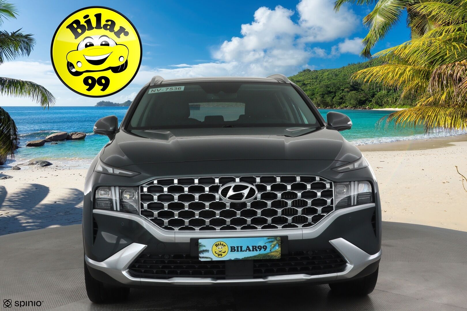 HYUNDAI SANTA FE 2021 1.6 Plugin-Hybrid 4WD SEVEN Prime 7-P **ACC / Panorama / KRELL / Koukku / LED / Muistipenkki / Navi / Mustat nahat** - Akku kuntotarkastettu! / Ilmastoidut penkit / HUD / 360° / Kahdet renkaat aluvanteilla / Merkkihuollettu