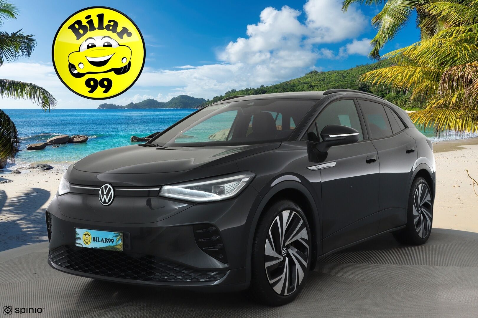 VOLKSWAGEN ID.4 2022 GTX Dual Motor AWD **ILP / Koukku / ACC / Matrix-LED / P.kamera / Navi / Kaistavahti / KeylessGO** - 3,99 % KORKOTARJOUS TÄHÄN AUTOON 14.9. ASTI! - Kahdet Renkaat / Merkkihuollettu! / Akku kuntotarkastettu