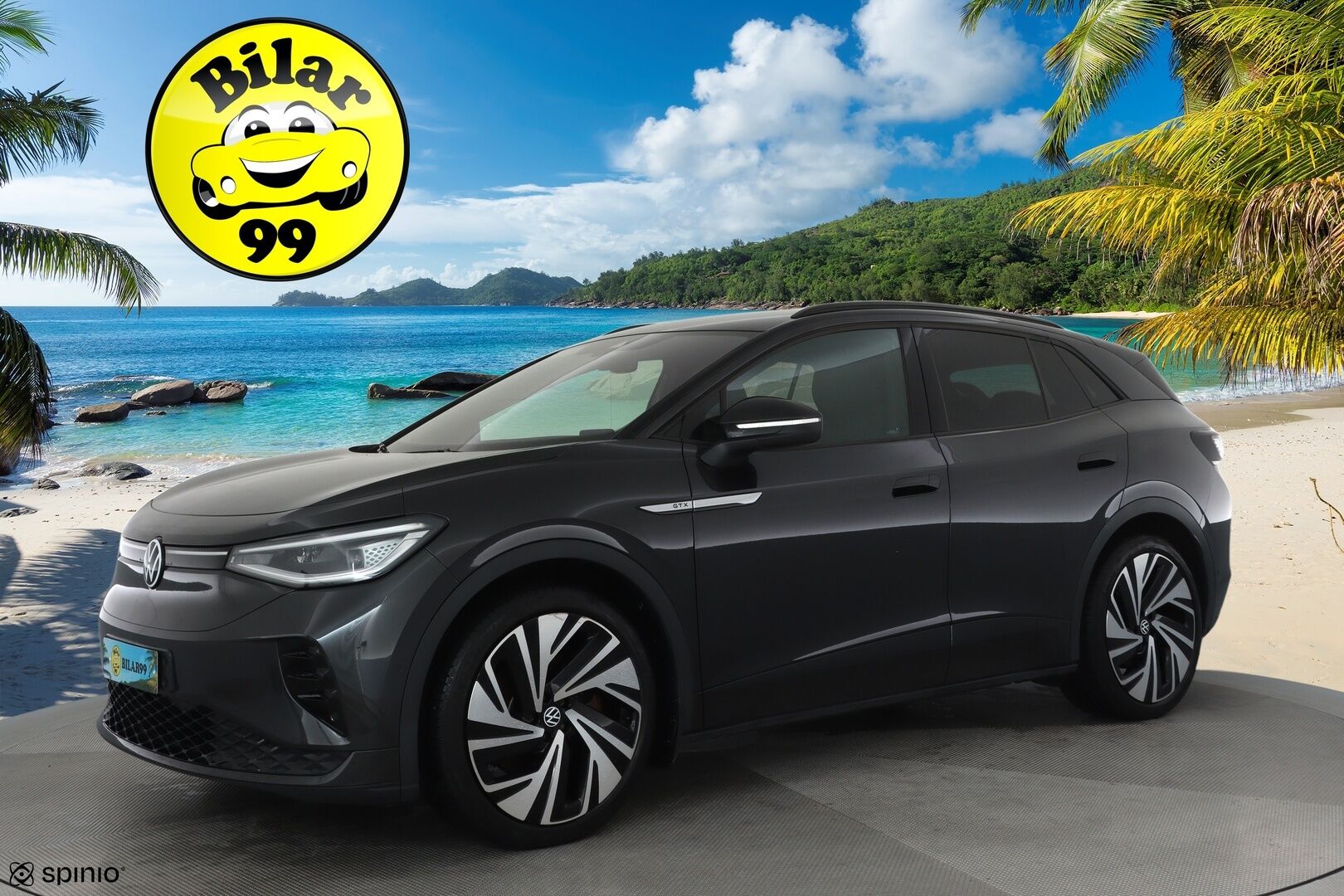 VOLKSWAGEN ID.4 2022 GTX Dual Motor AWD **ILP / Koukku / ACC / Matrix-LED / P.kamera / Navi / Kaistavahti / KeylessGO** - 3,99 % KORKOTARJOUS TÄHÄN AUTOON 14.9. ASTI! - Kahdet Renkaat / Merkkihuollettu! / Akku kuntotarkastettu