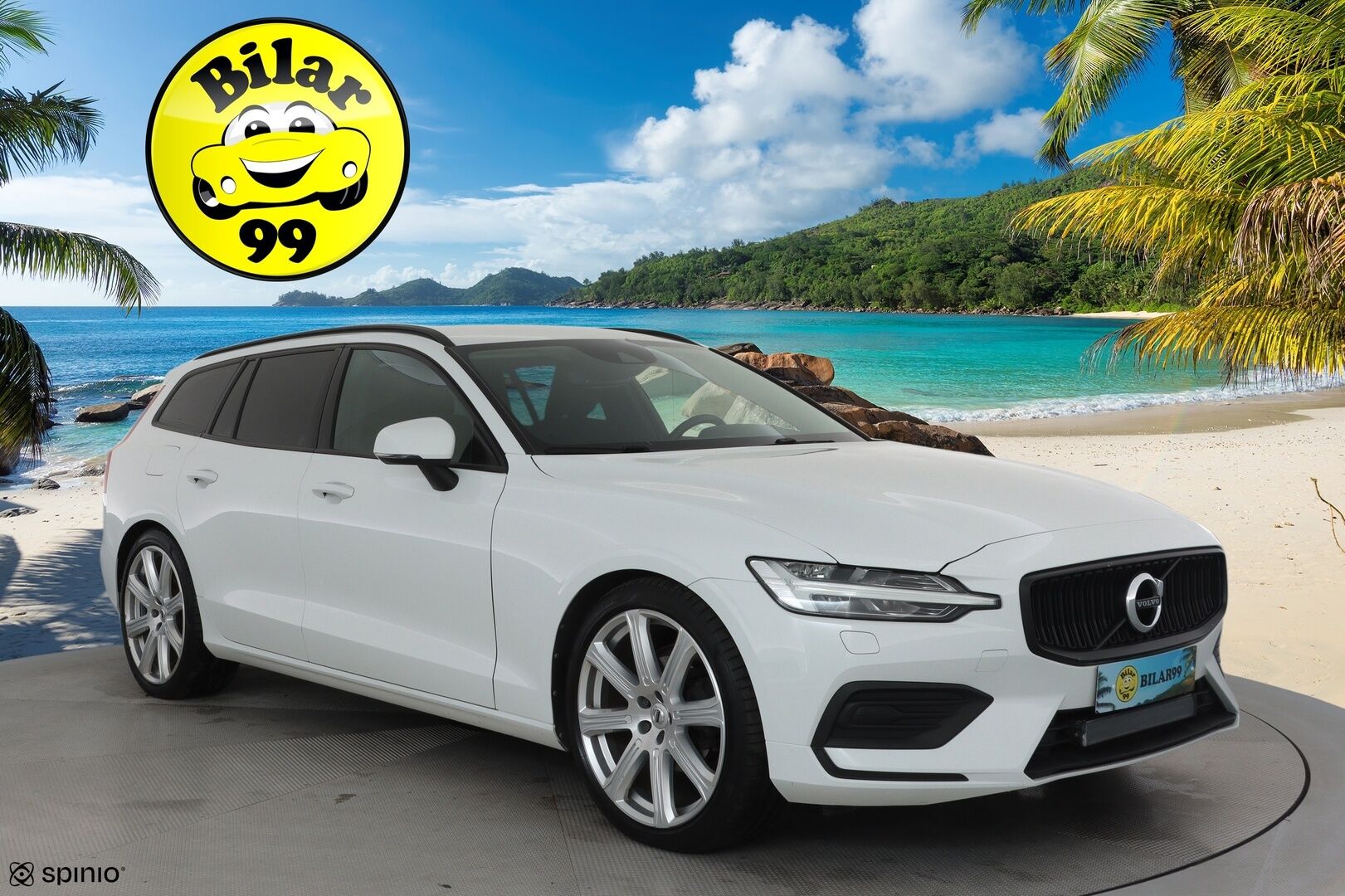 Volvo V60 2019 D3 AWD Momentum **ACC / LED / Koukku / P.tutka / Digimittaristo / Navi** - Kahdet renkaat aluvanteilla