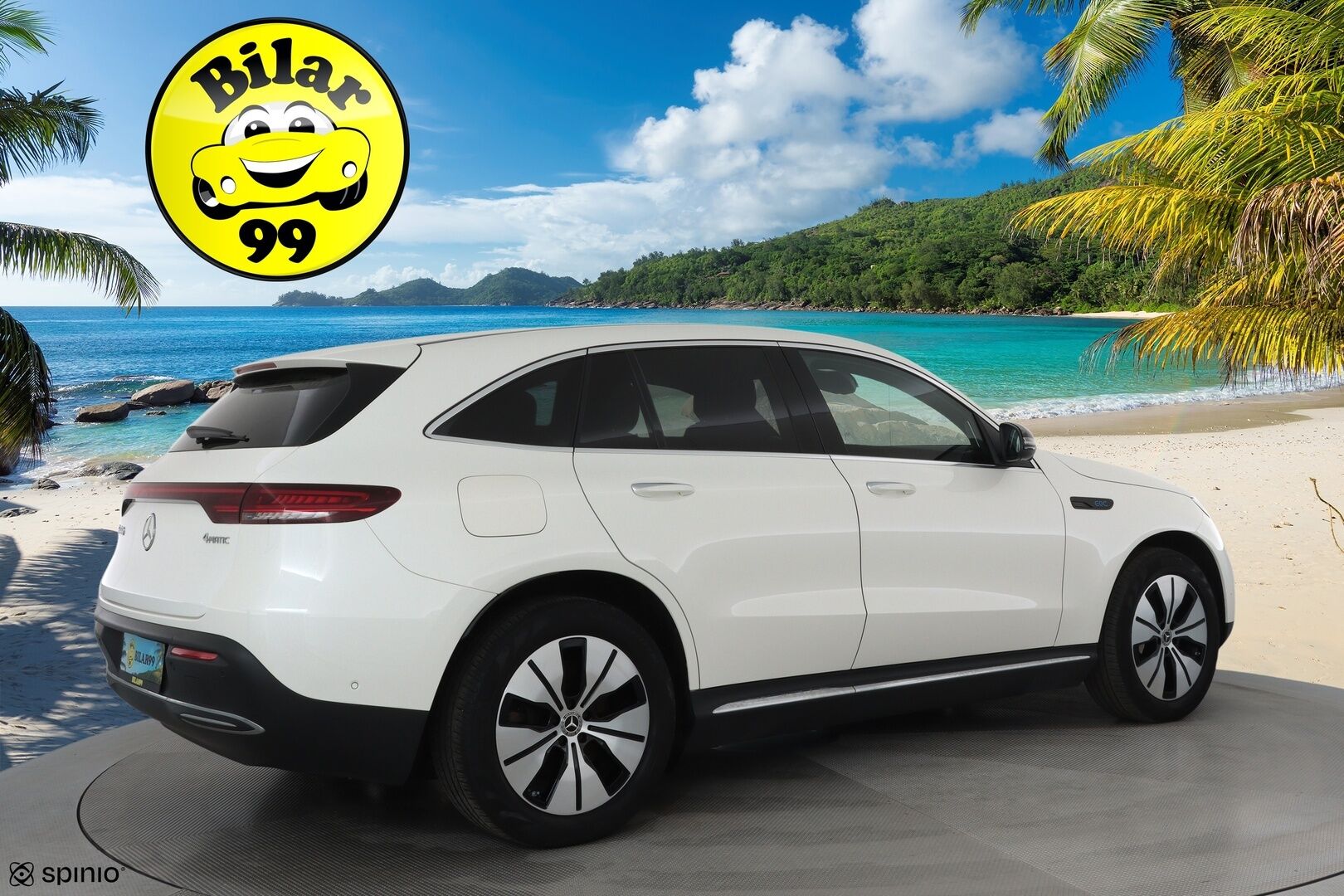 MERCEDES-BENZ EQC 2021 400 4Matic **Distronic+ / Burmester / Muistipenkit / Lasikattoluukku / Multibeam LED / Ilmastoidut nahat / Navi / Widescreen / 360°** - 3,99 % KORKOTARJOUS TÄHÄN AUTOON 14.9. ASTI! - HUD / Hierovat etuistuimet / Huippuvarusteet!