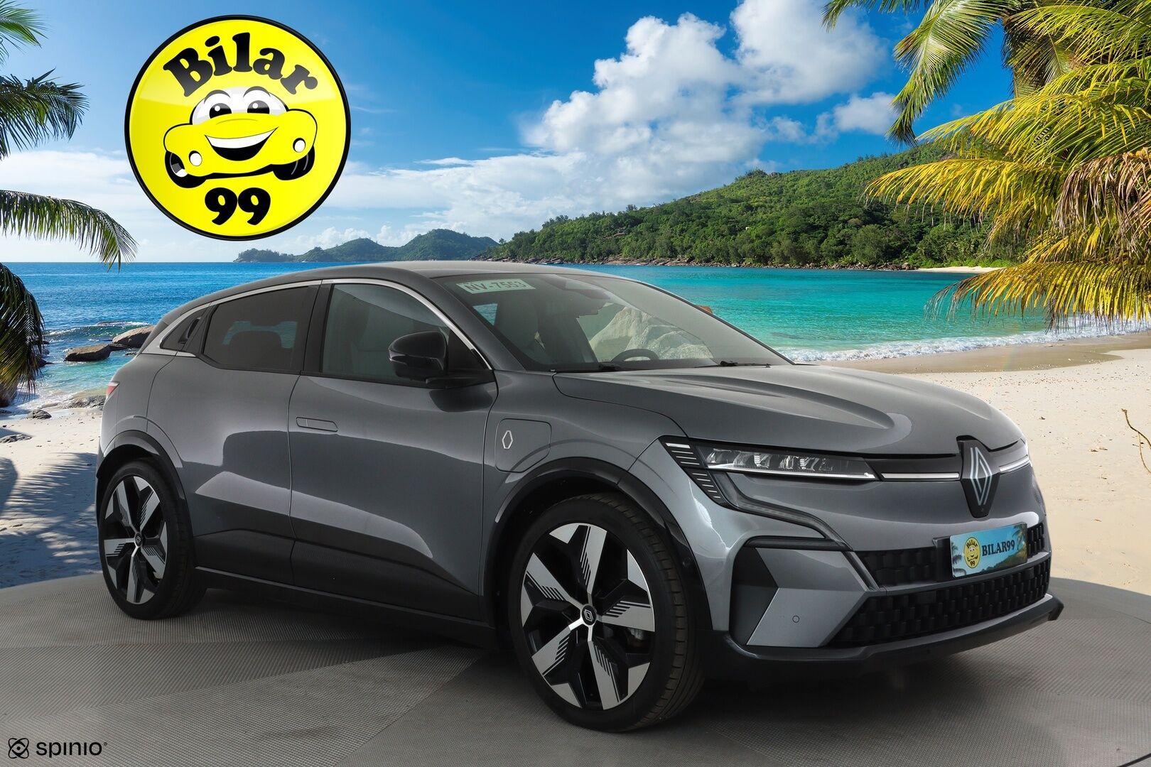 RENAULT MEGANE 2022 E-Tech electric 60kWh 220hv Techno **Lämpöpumppu / Vetokoukku / 360 Kamera / Apple&Android / Keyless / Ratinlämmitin**