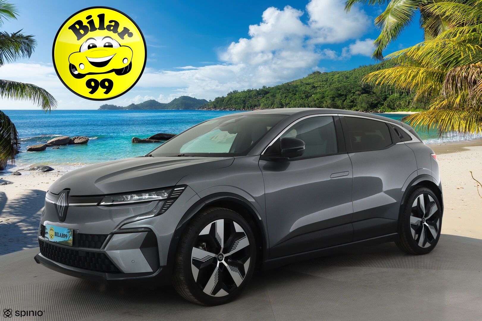 RENAULT MEGANE 2022 E-Tech electric 60kWh 220hv Techno **Lämpöpumppu / Vetokoukku / 360 Kamera / Apple&Android / Keyless / Ratinlämmitin**