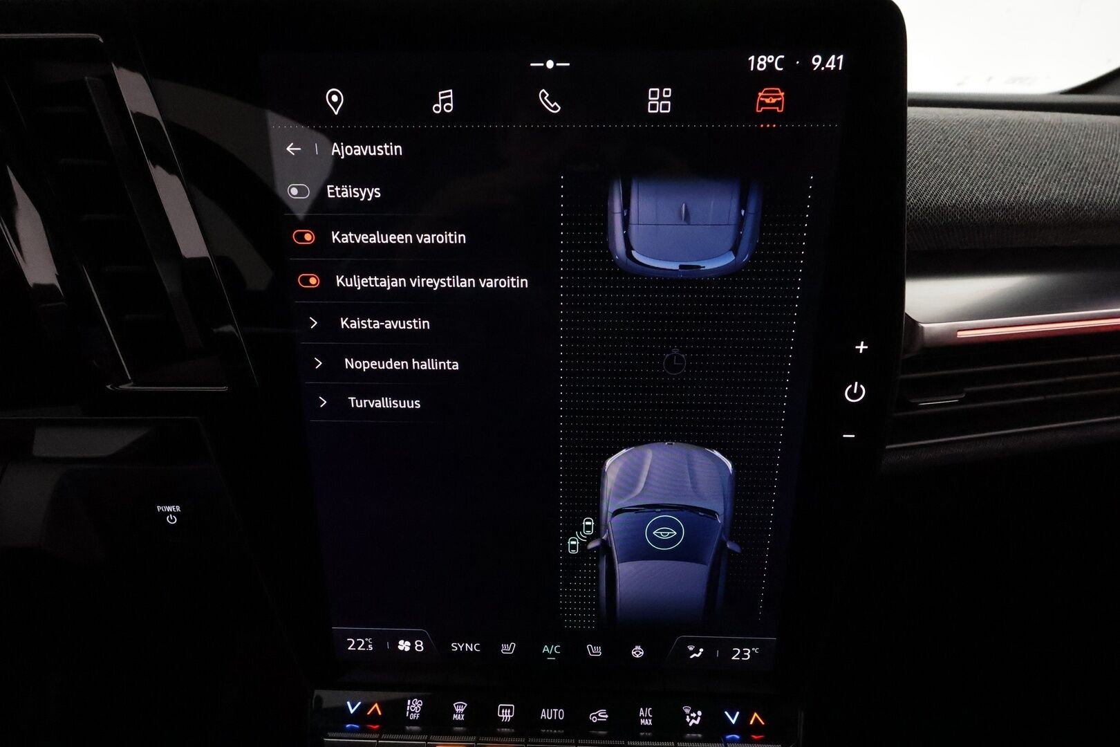 RENAULT MEGANE 2022 E-Tech electric 60kWh 220hv Techno **Lämpöpumppu / Vetokoukku / 360 Kamera / Apple&Android / Keyless / Ratinlämmitin**