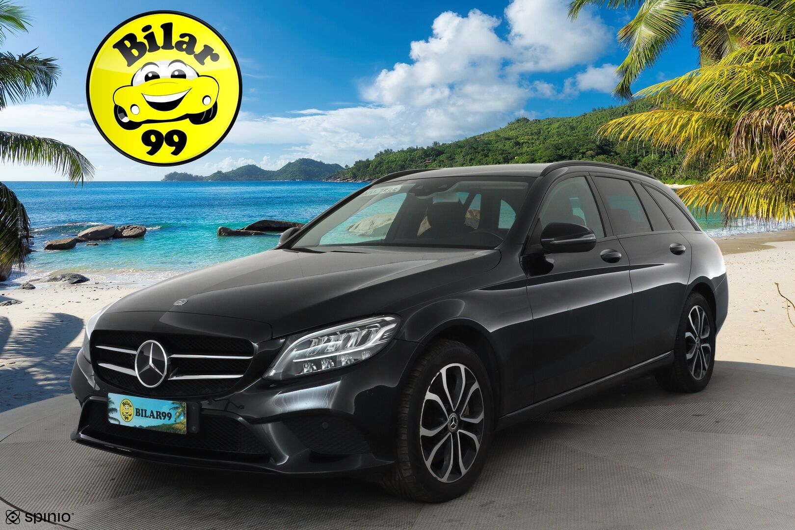 MERCEDES-BENZ C 2020 300 T A 4Matic Business  **Koukku / Distronic+ / LED-High Performance / P.Tutkat / Sporttipenkit / Navi / Kaistavahti**