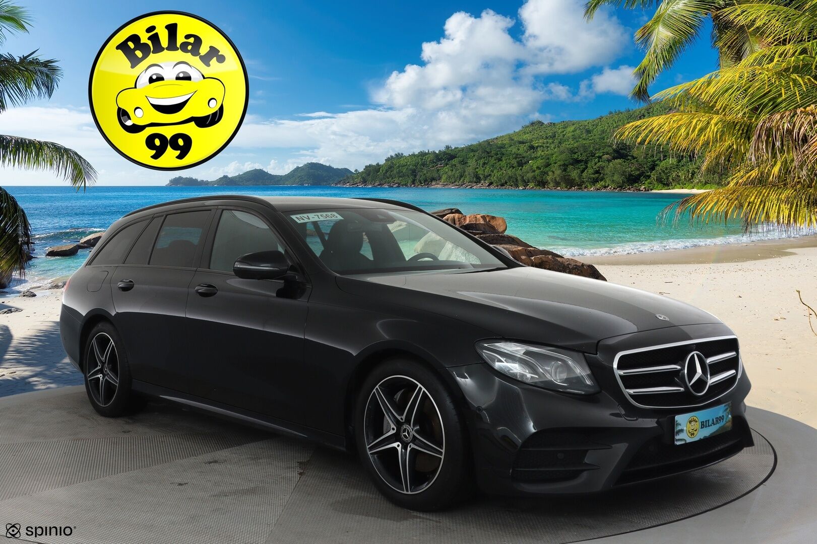 MERCEDES-BENZ E 2020 220 d 4Matic T A Premium Business AMG **Vakkari / Burmester / Koukku / 360° / Multibeam LED / Widescreen** - 3,99 % KORKOTARJOUS TÄHÄN AUTOON 21.9. ASTI! - Kahdet renkaat aluvanteilla