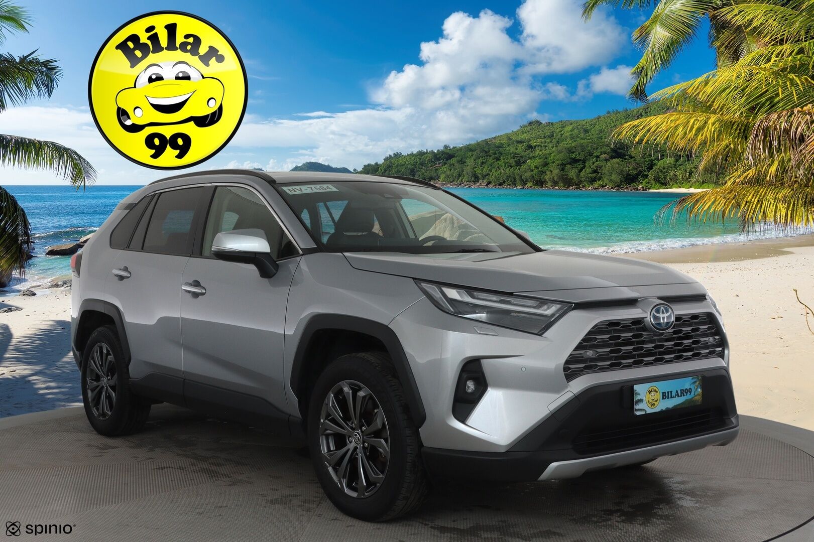 TOYOTA RAV4 2022 2.5 Hybrid AWD-i Premium *ACC / Koukku / Muistipenkki / Lohkolämmitin / P.kamera / Nahat / LED / Facelift* - Merkkilikkeen huoltama / Sähk. takaluukku