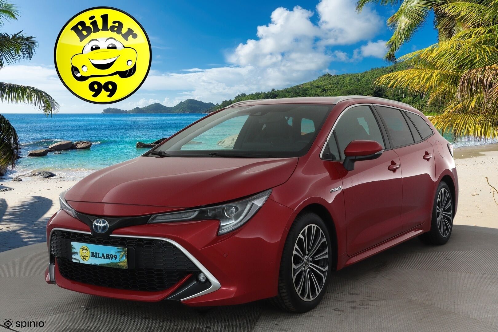 TOYOTA COROLLA 2019 Touring Sports 1,8 Hybrid Executive *HUD / ACC / P.kamera / LED / KeylessGo / Koukku / Lohkolämmitin / Sporttipenkit* - Kahdet renkaat aluvanteilla