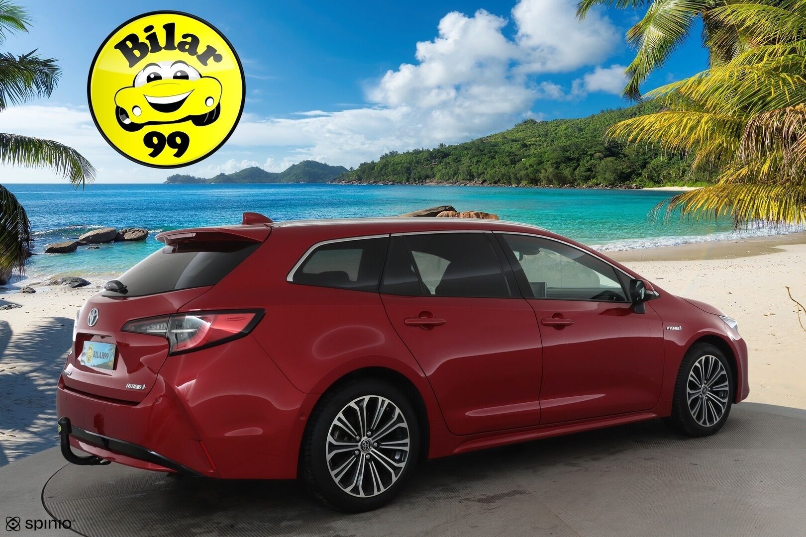 TOYOTA COROLLA 2019 Touring Sports 1,8 Hybrid Executive *HUD / ACC / P.kamera / LED / KeylessGo / Koukku / Lohkolämmitin / Sporttipenkit* - Kahdet renkaat aluvanteilla