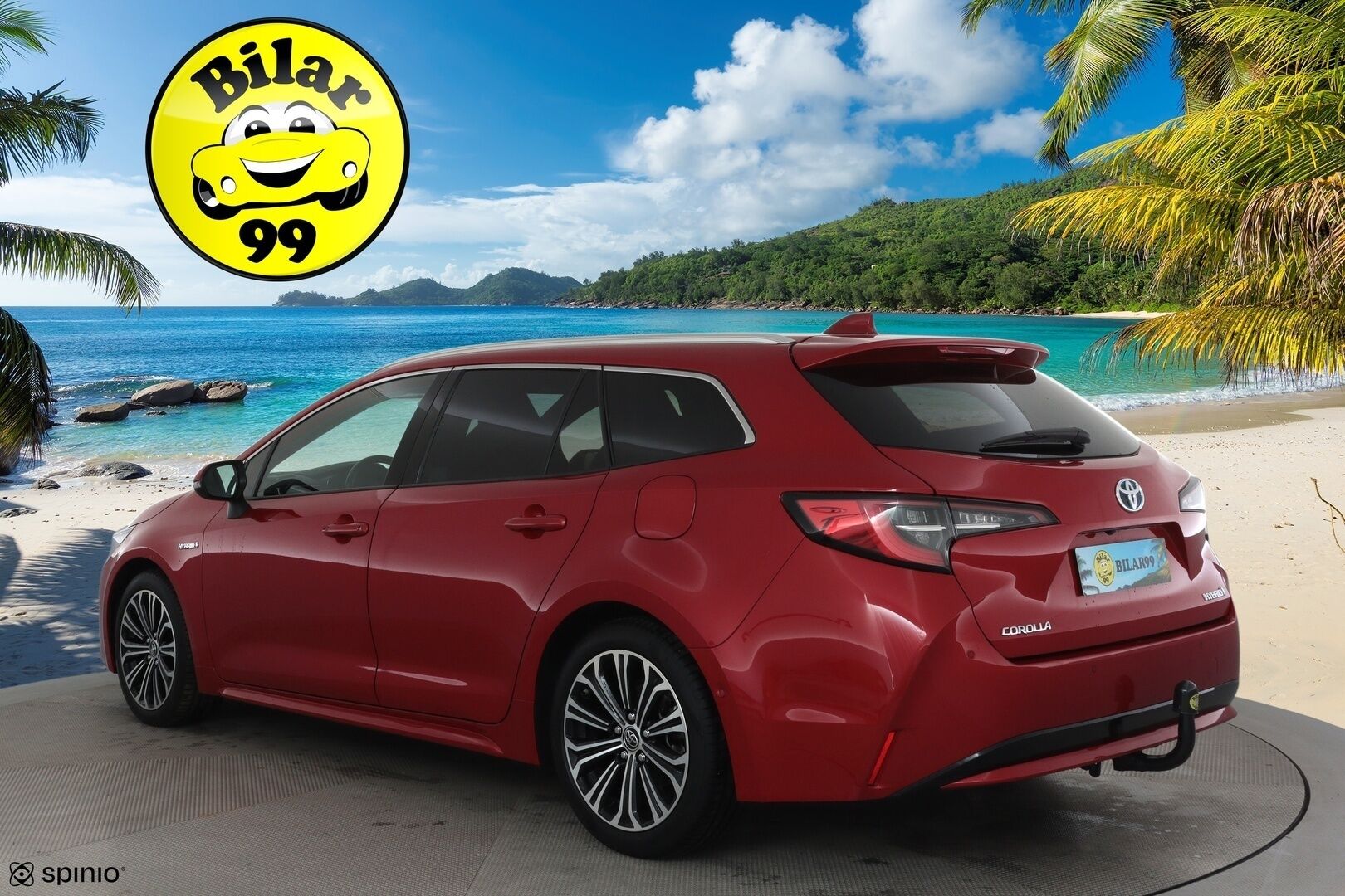 TOYOTA COROLLA 2019 Touring Sports 1,8 Hybrid Executive *HUD / ACC / P.kamera / LED / KeylessGo / Koukku / Lohkolämmitin / Sporttipenkit* - Kahdet renkaat aluvanteilla