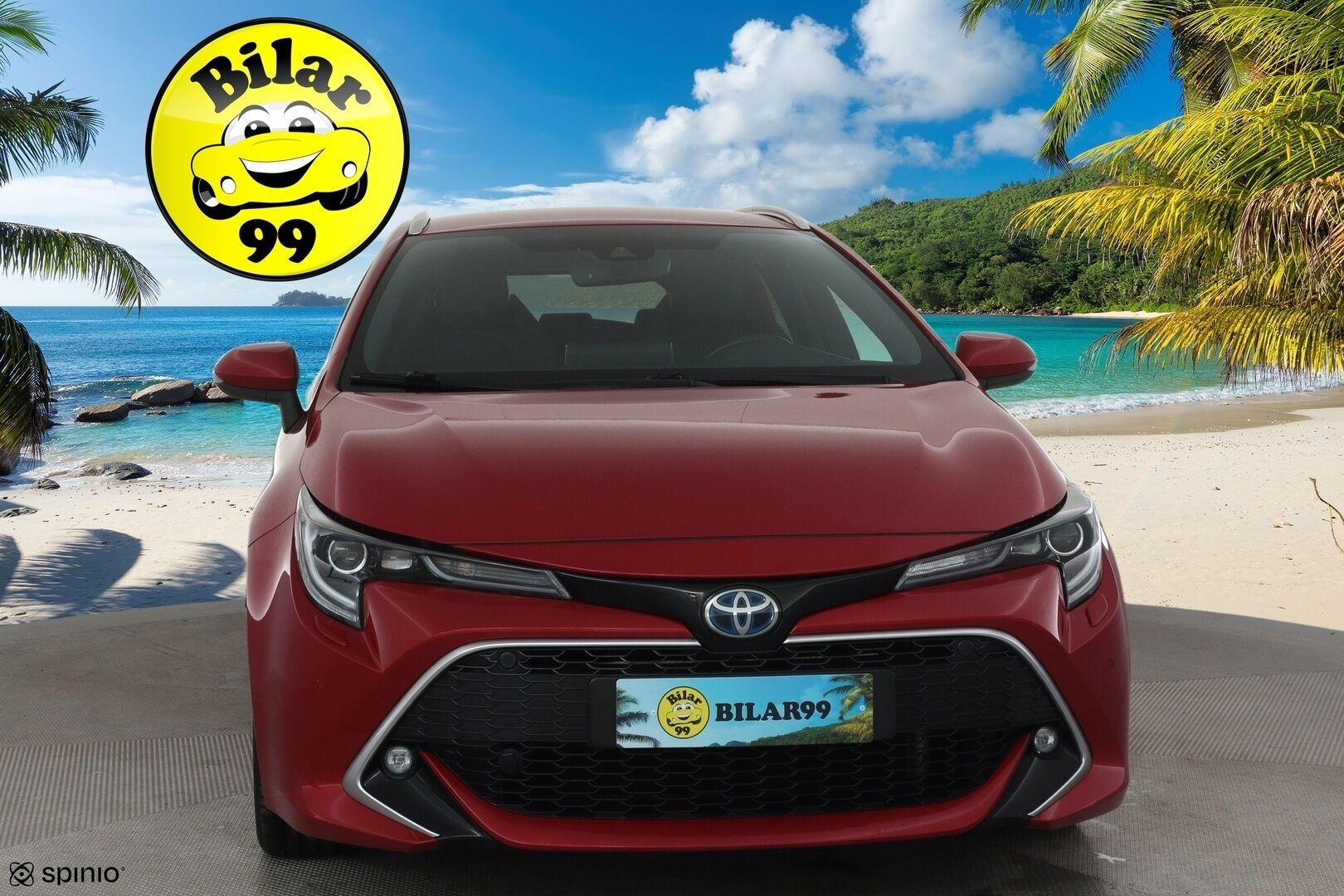 TOYOTA COROLLA 2019 Touring Sports 1,8 Hybrid Executive *HUD / ACC / P.kamera / LED / KeylessGo / Koukku / Lohkolämmitin / Sporttipenkit* - Kahdet renkaat aluvanteilla
