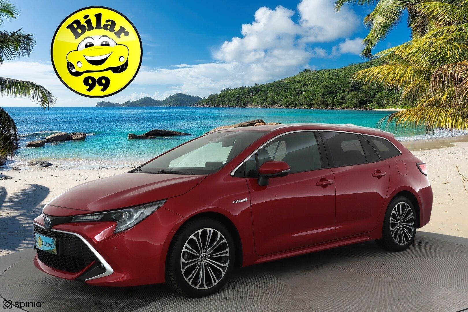 TOYOTA COROLLA 2019 Touring Sports 1,8 Hybrid Executive *HUD / ACC / P.kamera / LED / KeylessGo / Koukku / Lohkolämmitin / Sporttipenkit* - Kahdet renkaat aluvanteilla