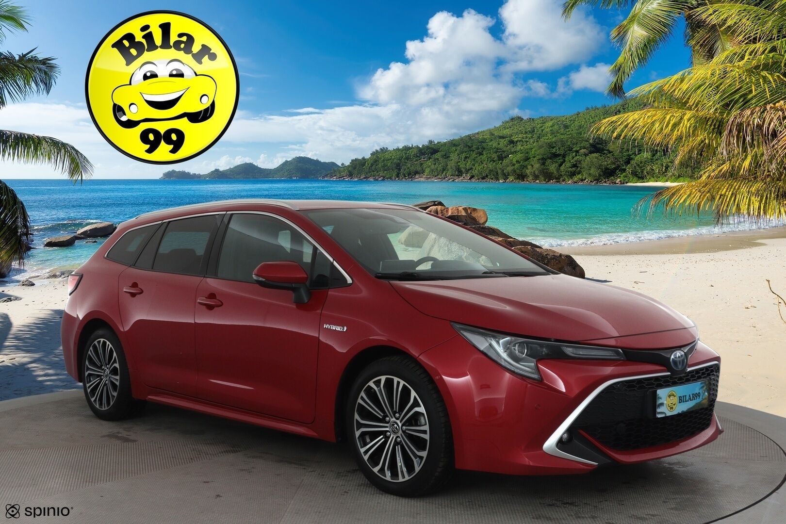 TOYOTA COROLLA 2019 Touring Sports 1,8 Hybrid Executive *HUD / ACC / P.kamera / LED / KeylessGo / Koukku / Lohkolämmitin / Sporttipenkit* - Kahdet renkaat aluvanteilla