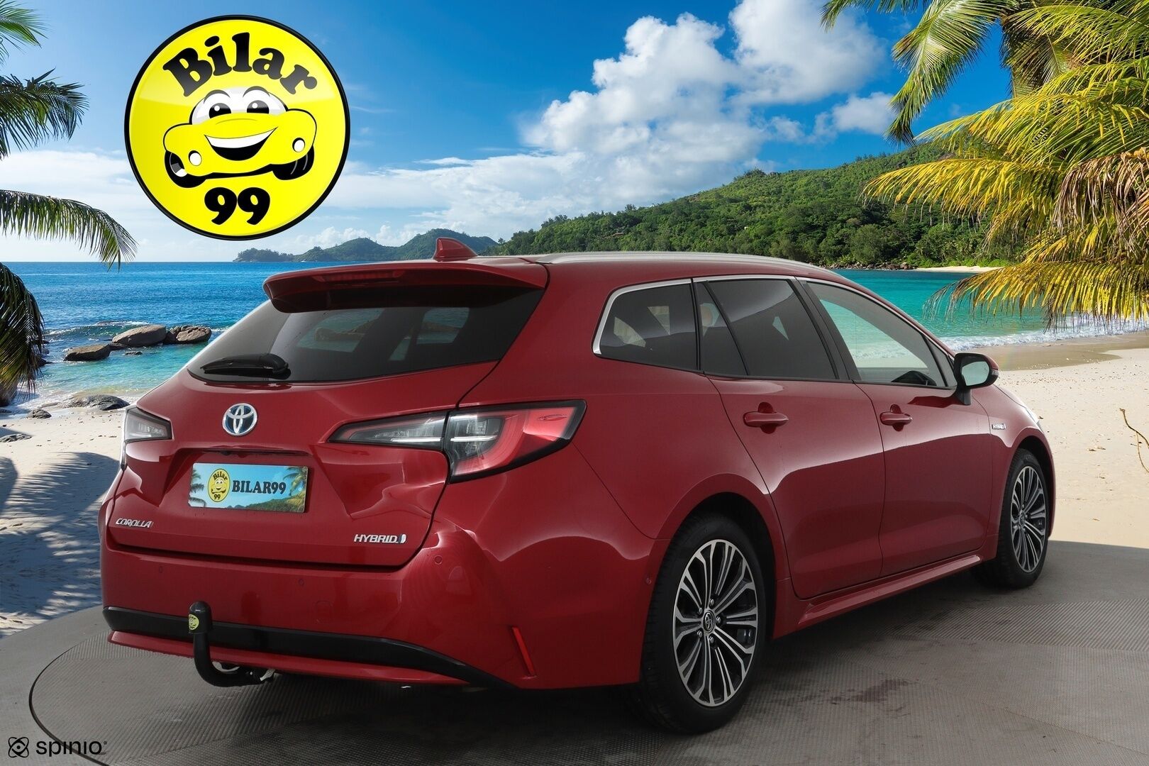 TOYOTA COROLLA 2019 Touring Sports 1,8 Hybrid Executive *HUD / ACC / P.kamera / LED / KeylessGo / Koukku / Lohkolämmitin / Sporttipenkit* - Kahdet renkaat aluvanteilla