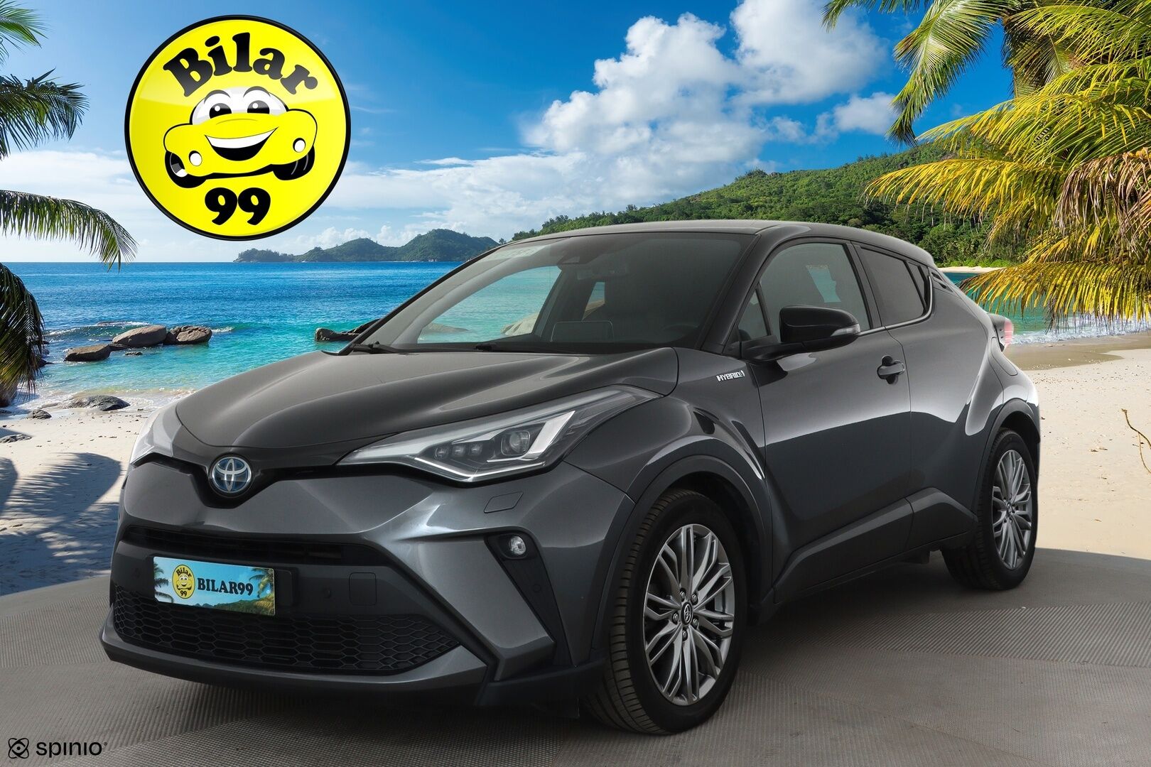 TOYOTA C-HR 2021 1,8 Hybrid Premium *ACC / P.kamera / JBL / KeylessGo / LED / Koukku / Puolinahat* - Kahdet renkaat aluvanteilla