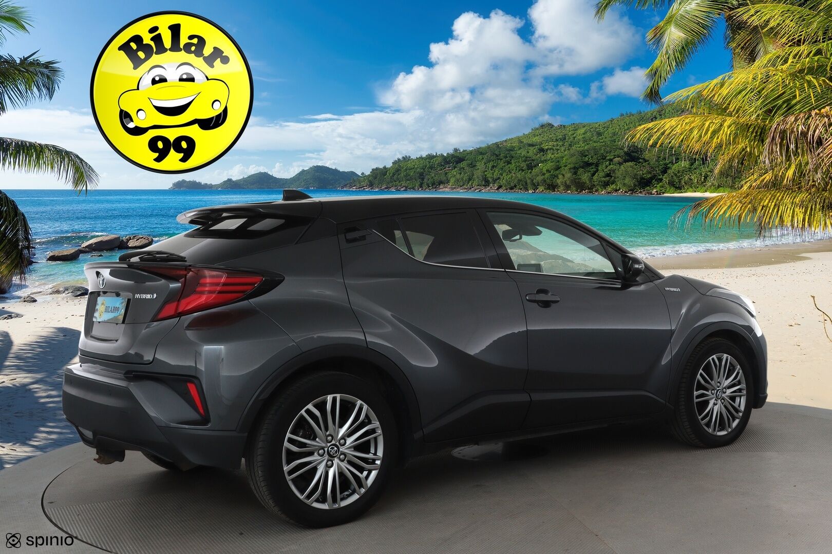 TOYOTA C-HR 2021 1,8 Hybrid Premium *ACC / P.kamera / JBL / KeylessGo / LED / Koukku / Puolinahat* - Kahdet renkaat aluvanteilla